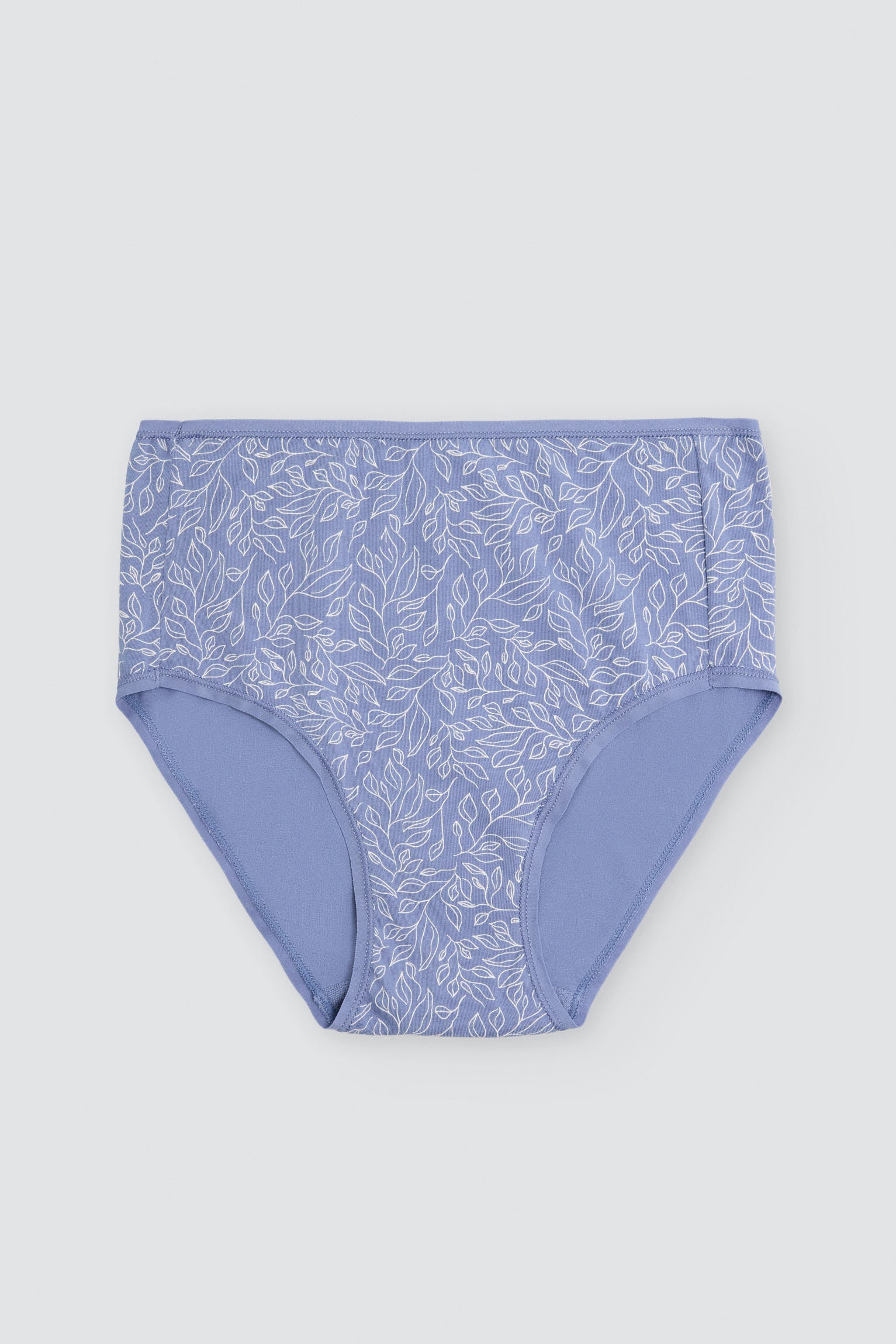 Confezione da 2 slip a vita alta stampati in cotone, multicolore