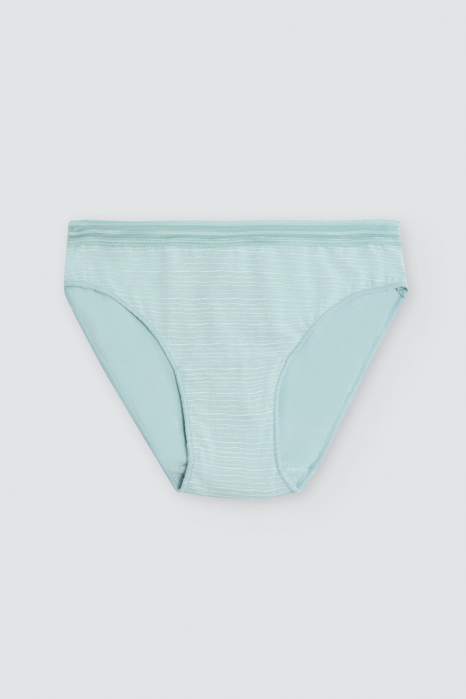 Confezione da 2 slip midi in cotone, verde