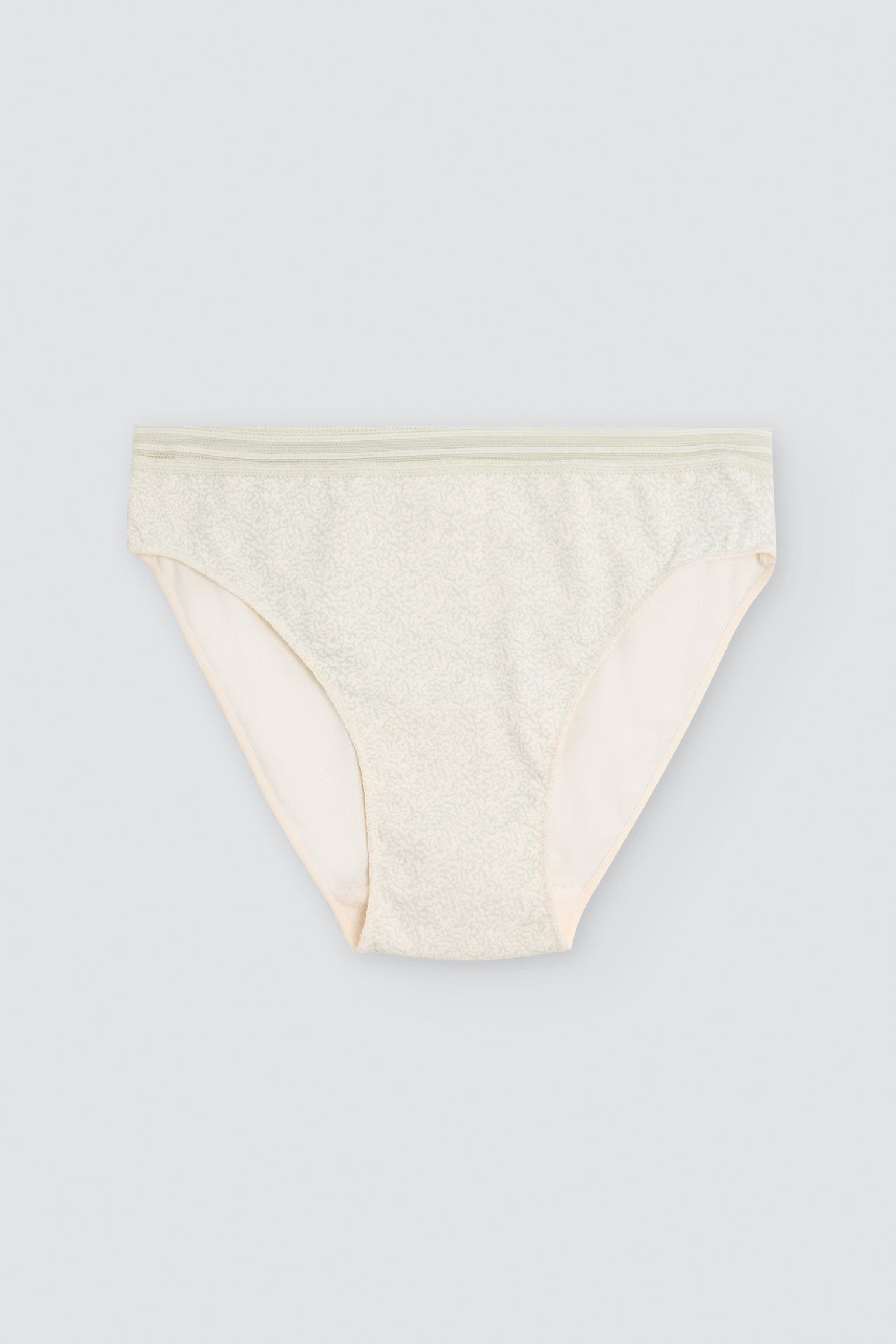 Confezione da 2 slip midi in cotone, verde