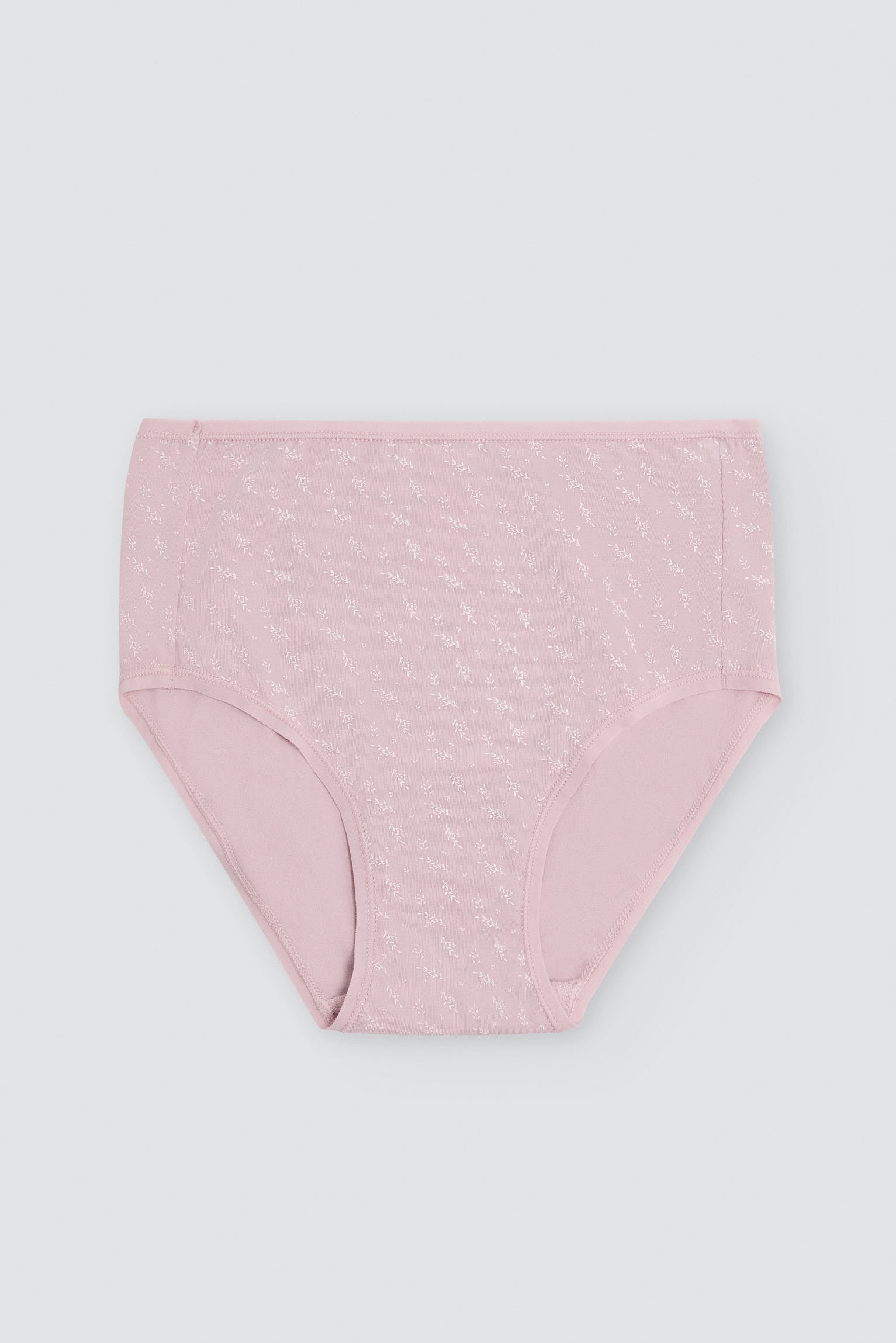 Confezione da 2 slip a vita alta stampati in cotone, multicolore