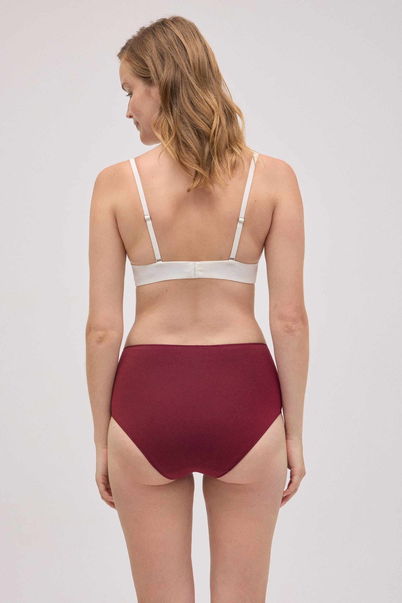 Confezione da 3 slip basic in cotone a vita alta