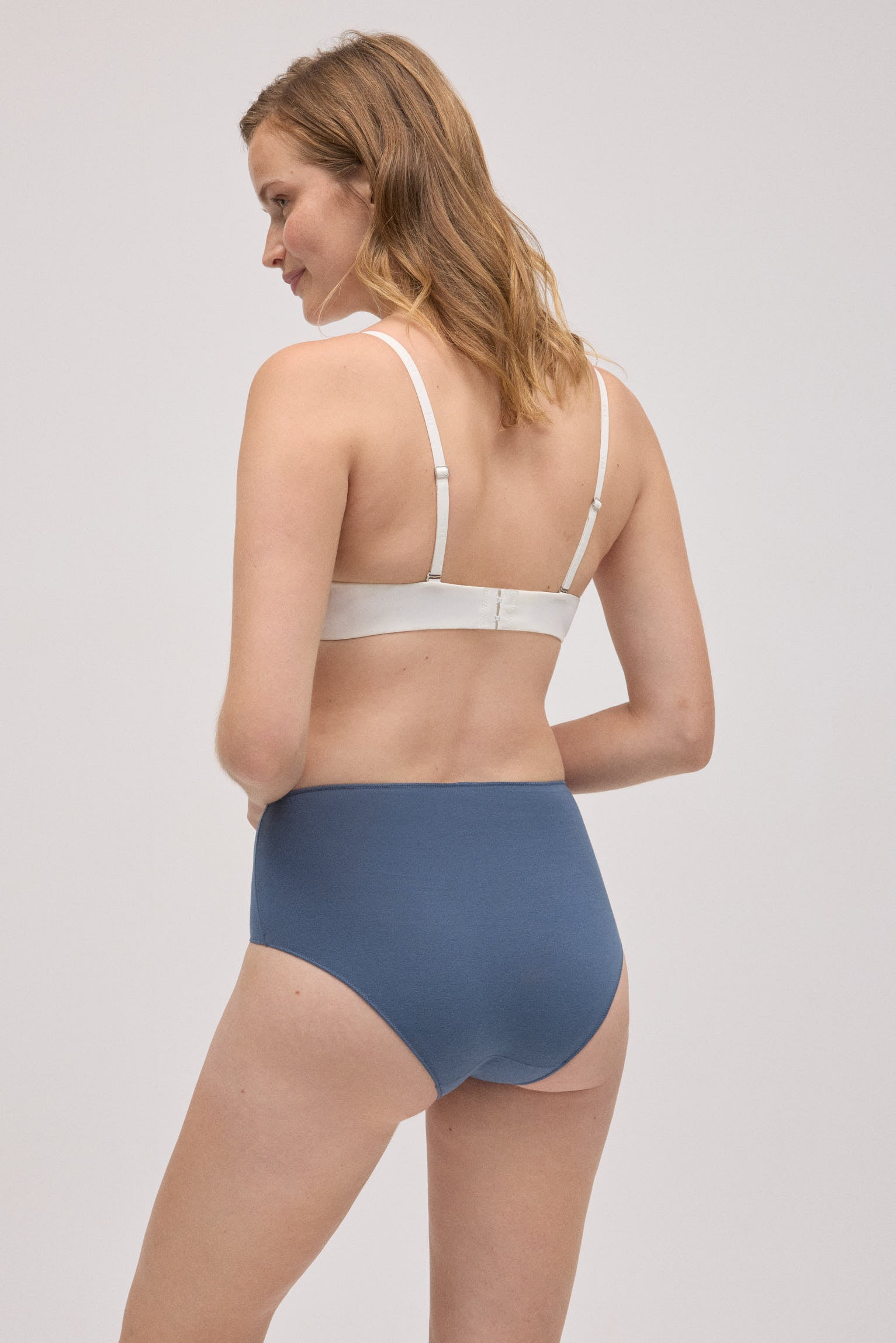 Confezione da 3 slip basic in cotone a vita alta