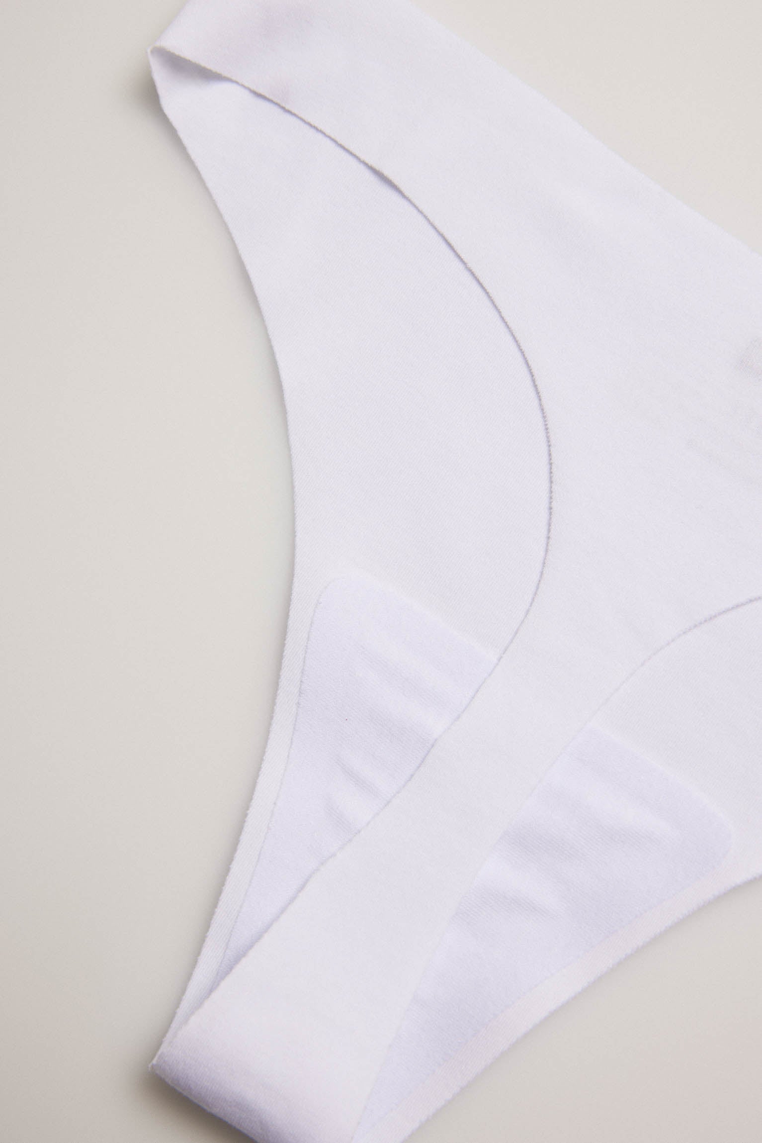 YSABEL MORA Slip Midi In Cotone Elasticizzato Taglio Laser - Prodotto In Spagna, Bianco (Taglia L)