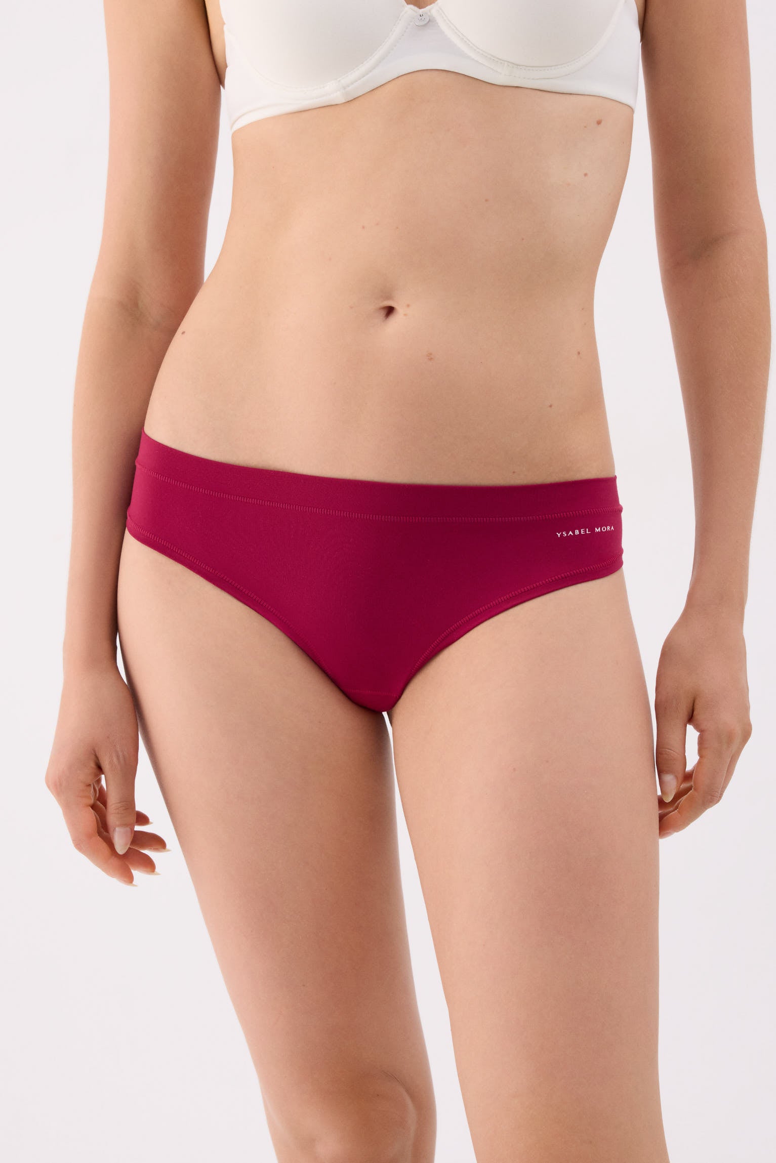 Slip mini Adapt con finiture invisibili bordeaux