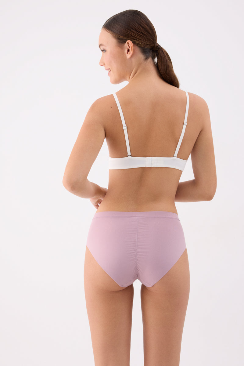Slip midi Adapt con finiture invisibili lilla