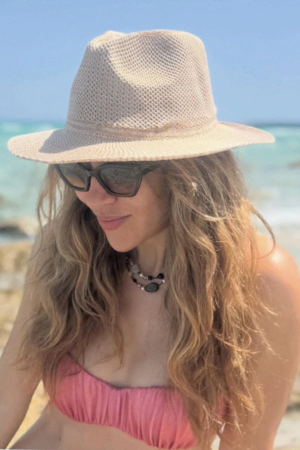 Bikini a fascia rosa lucido @maria.gomezg