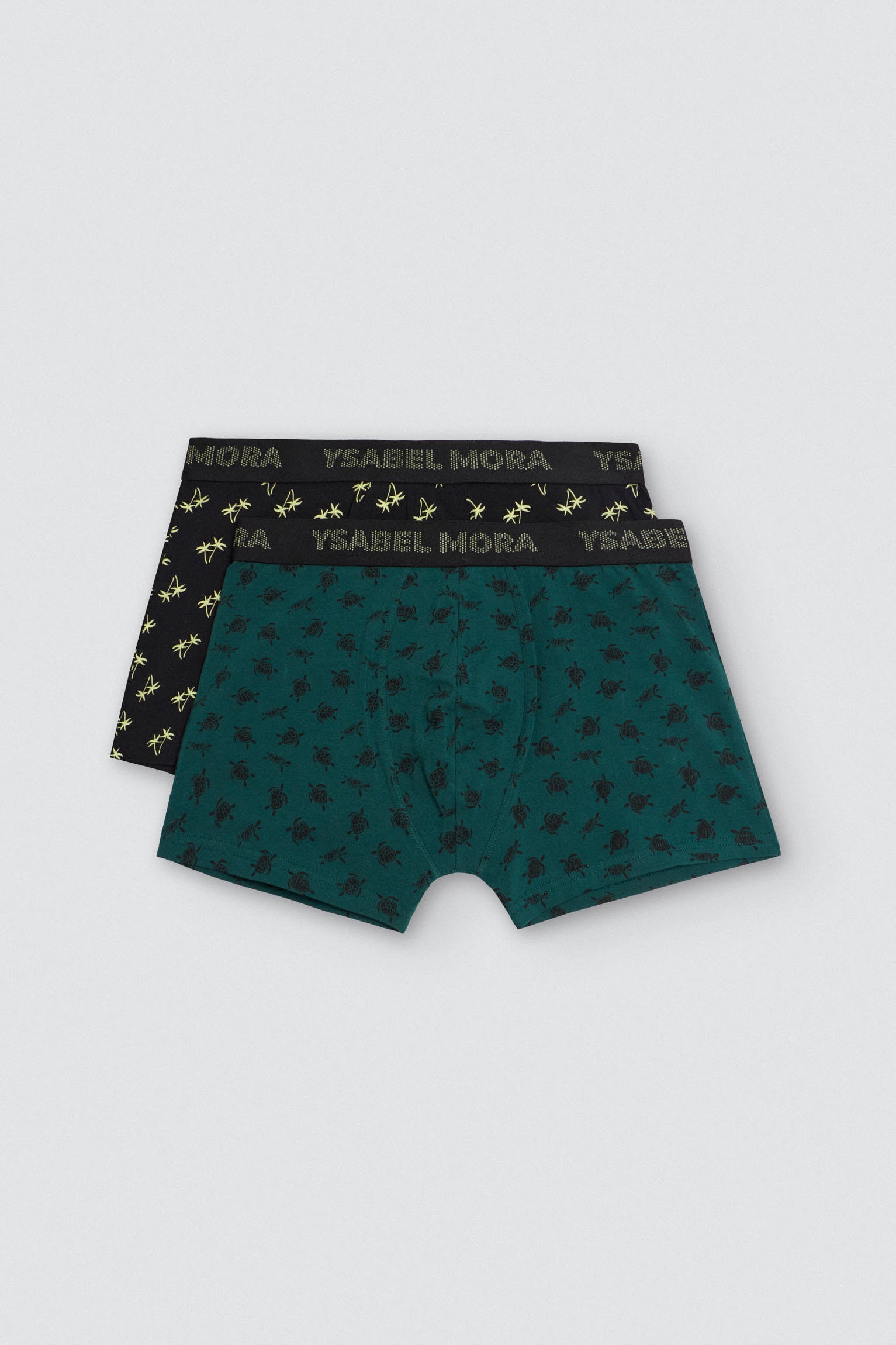 Confezione da 6 boxer in cotone stampato colorato