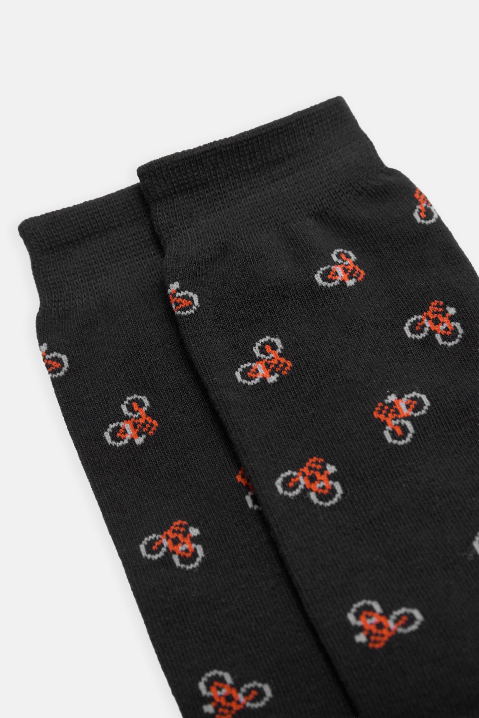 Confezione di boxer e calzini con stampa motociclistica