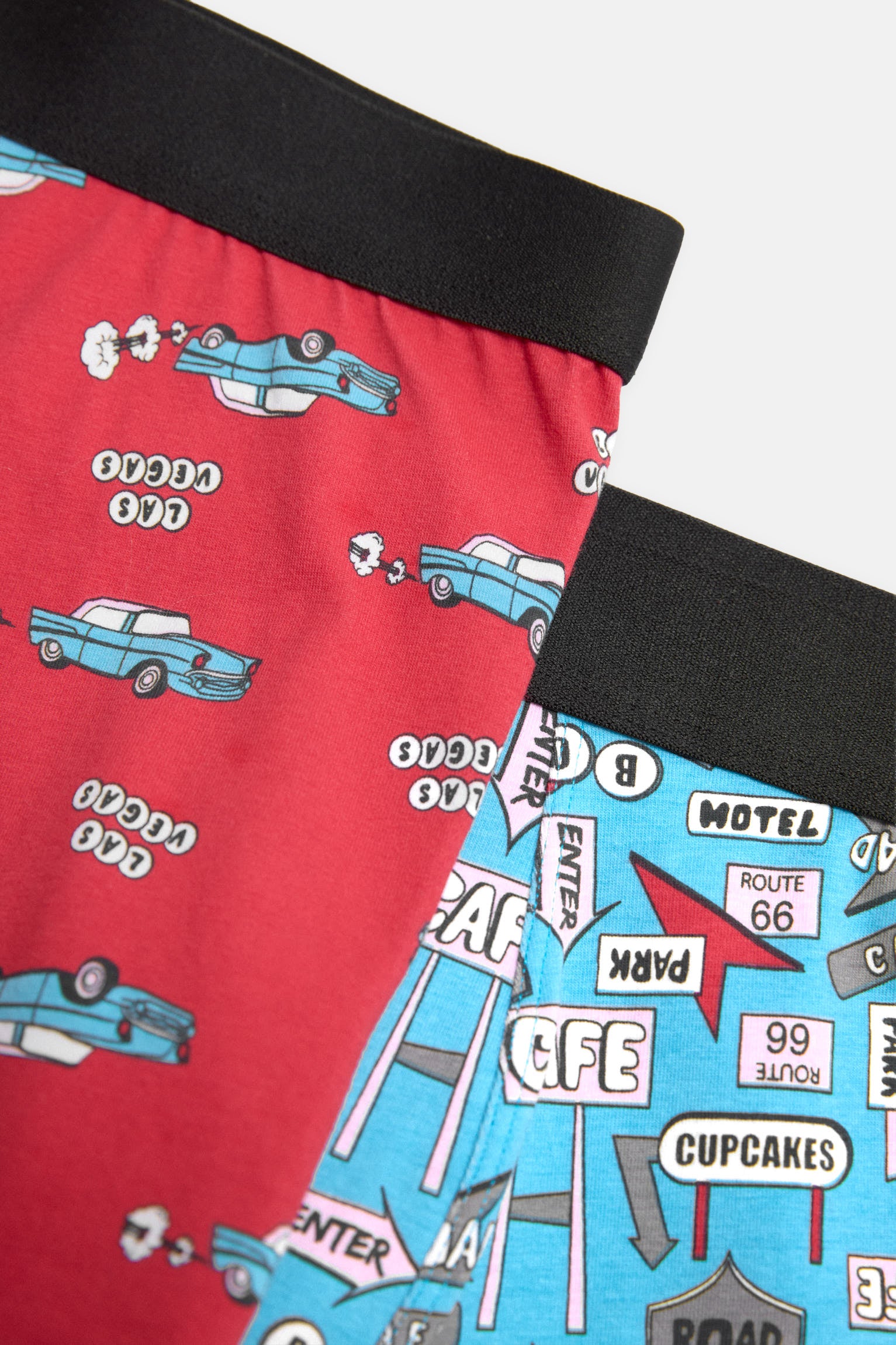 Confezione da 2 boxer Sockarrats con stampa segnaletica