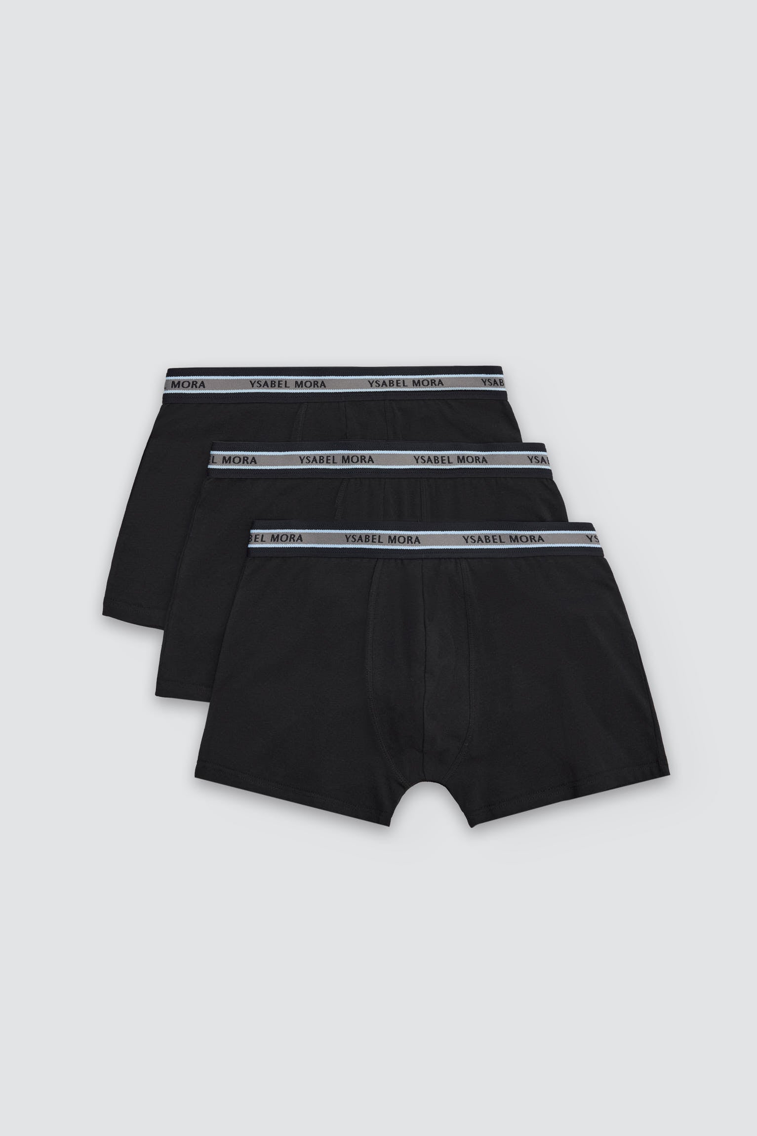 Confezione da 3 boxer basic neri semplici