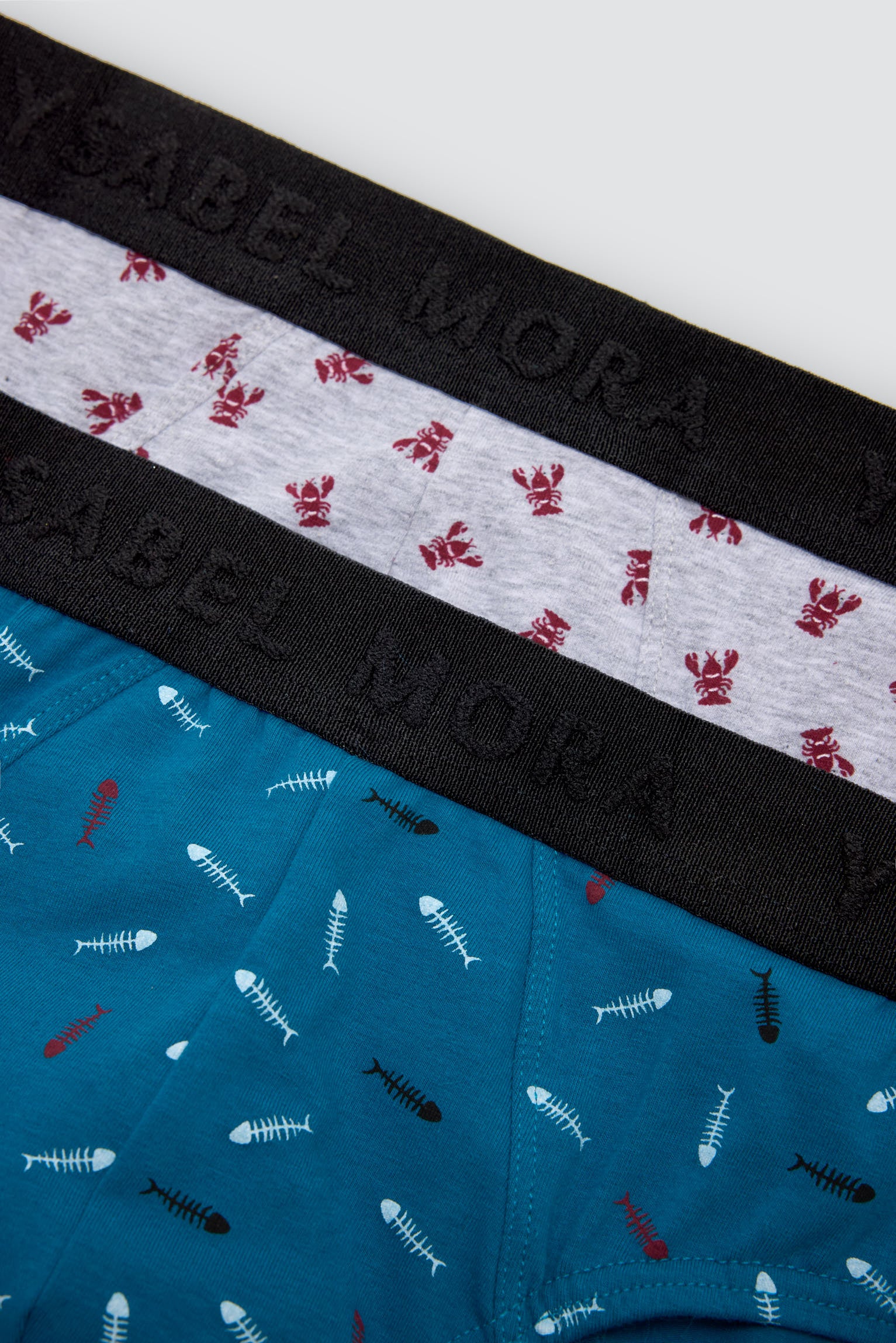 Confezione da 6 slip con stampa animalier