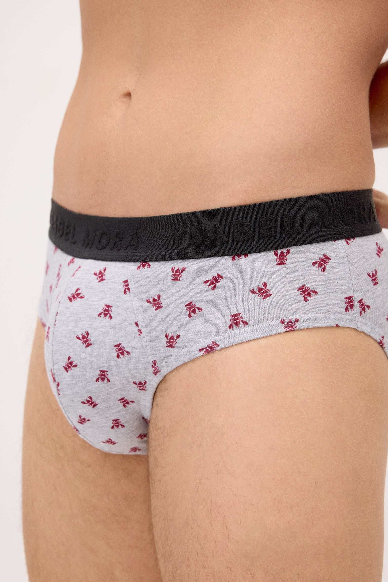 Confezione da 6 slip con stampa animalier