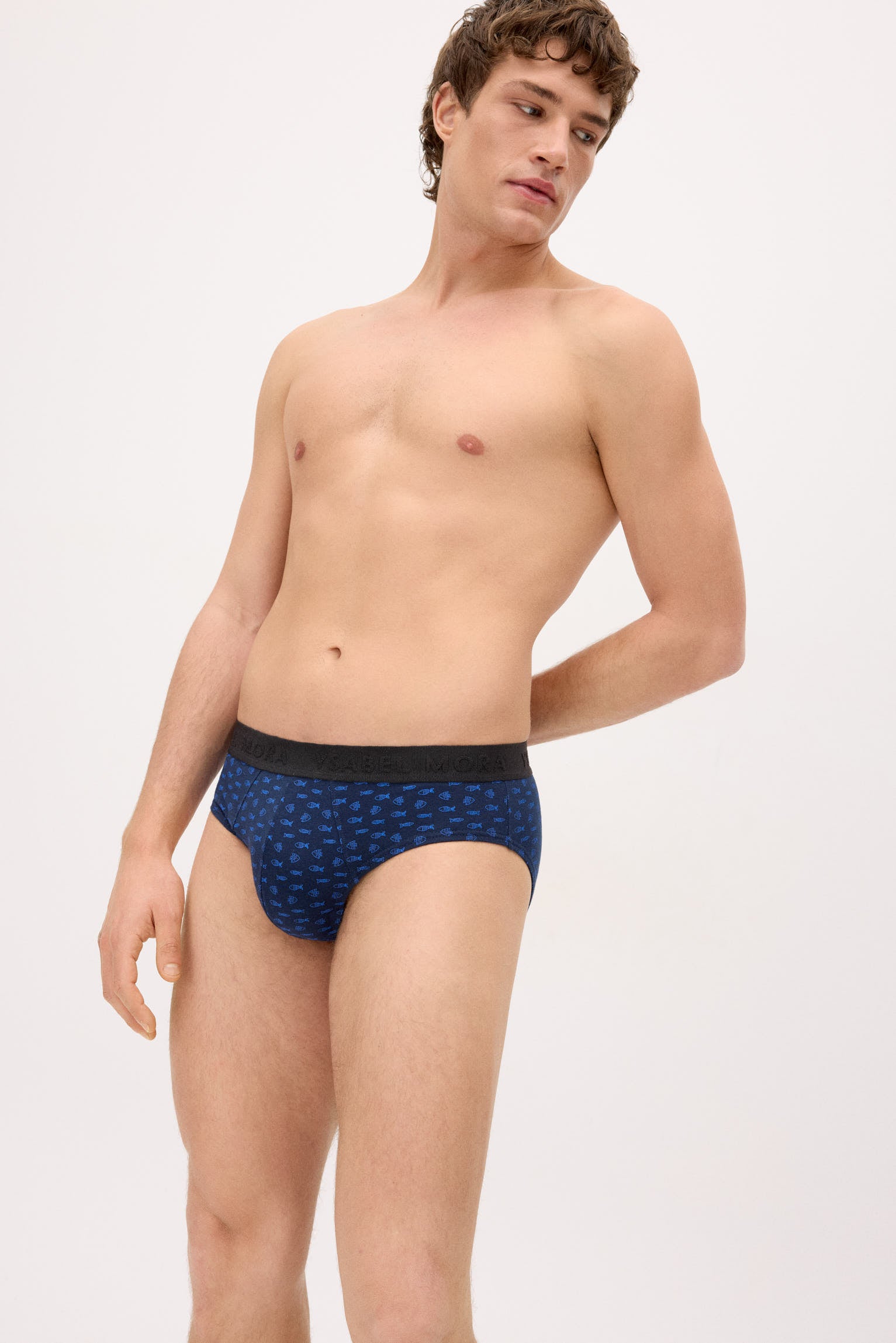 Confezione da 6 slip con stampa animalier