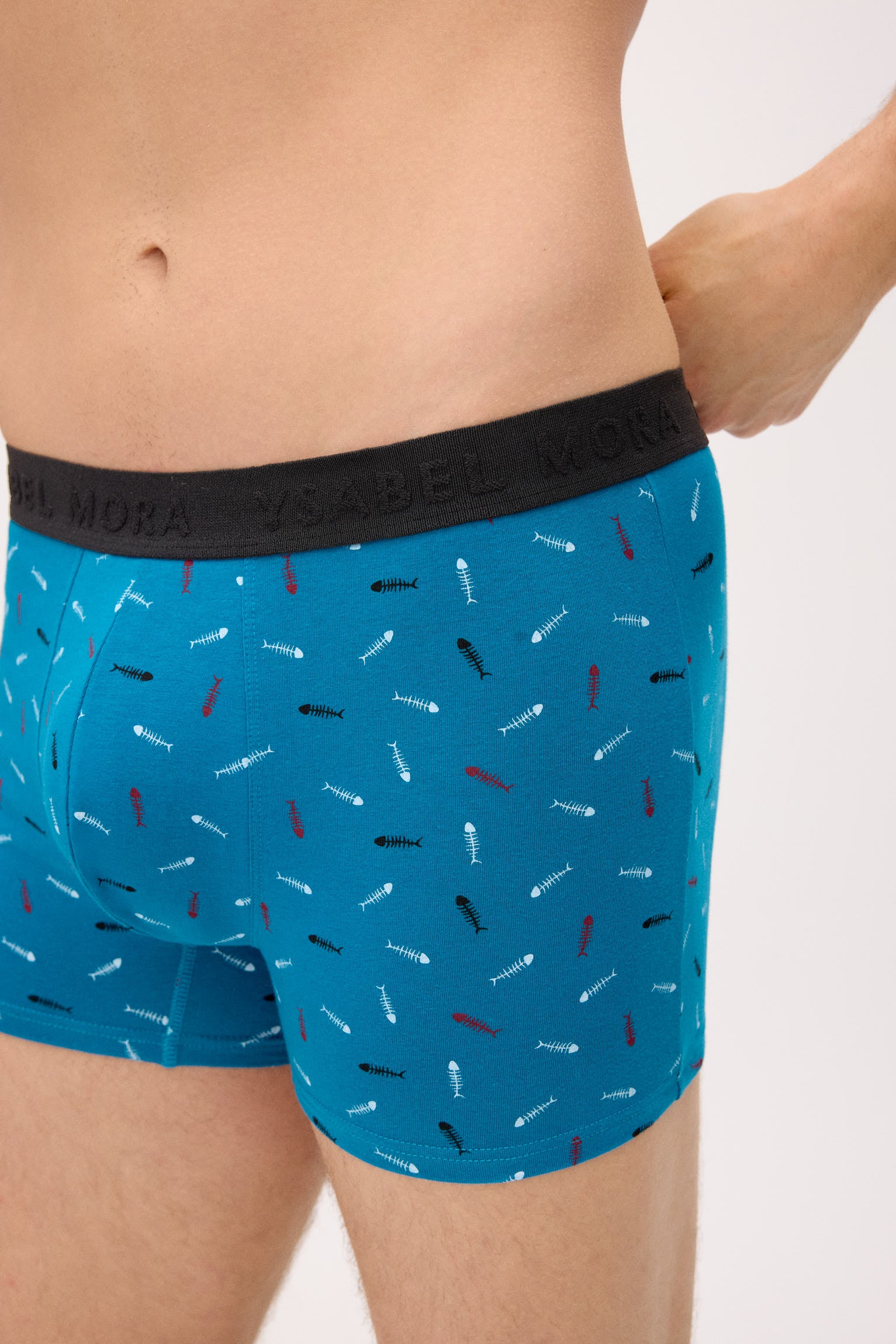 Confezione da 6 boxer con stampa animalier