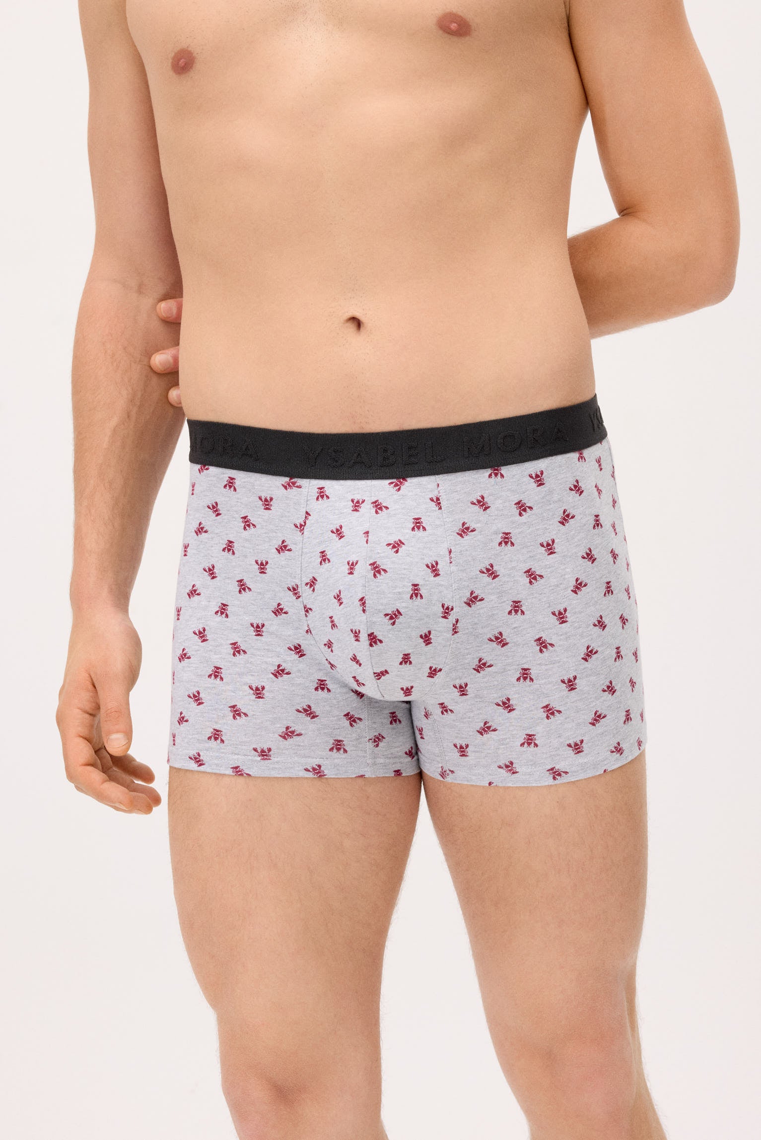 Confezione da 6 boxer con stampa animalier
