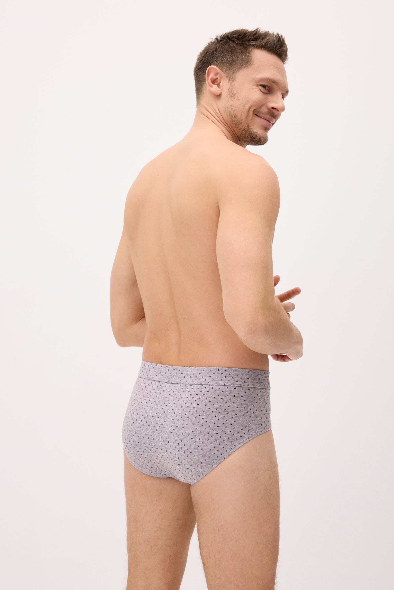 Confezione da 2 slip minimalisti a righe stampate