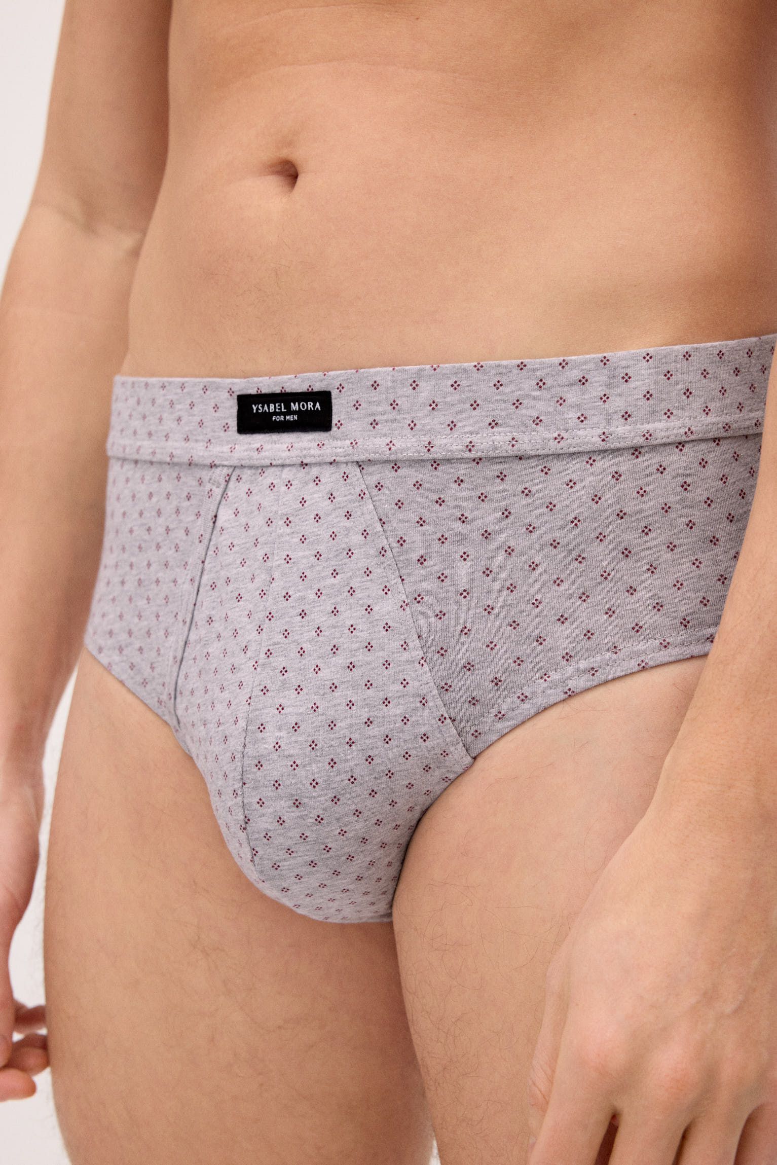 Confezione da 2 slip minimalisti a righe stampate