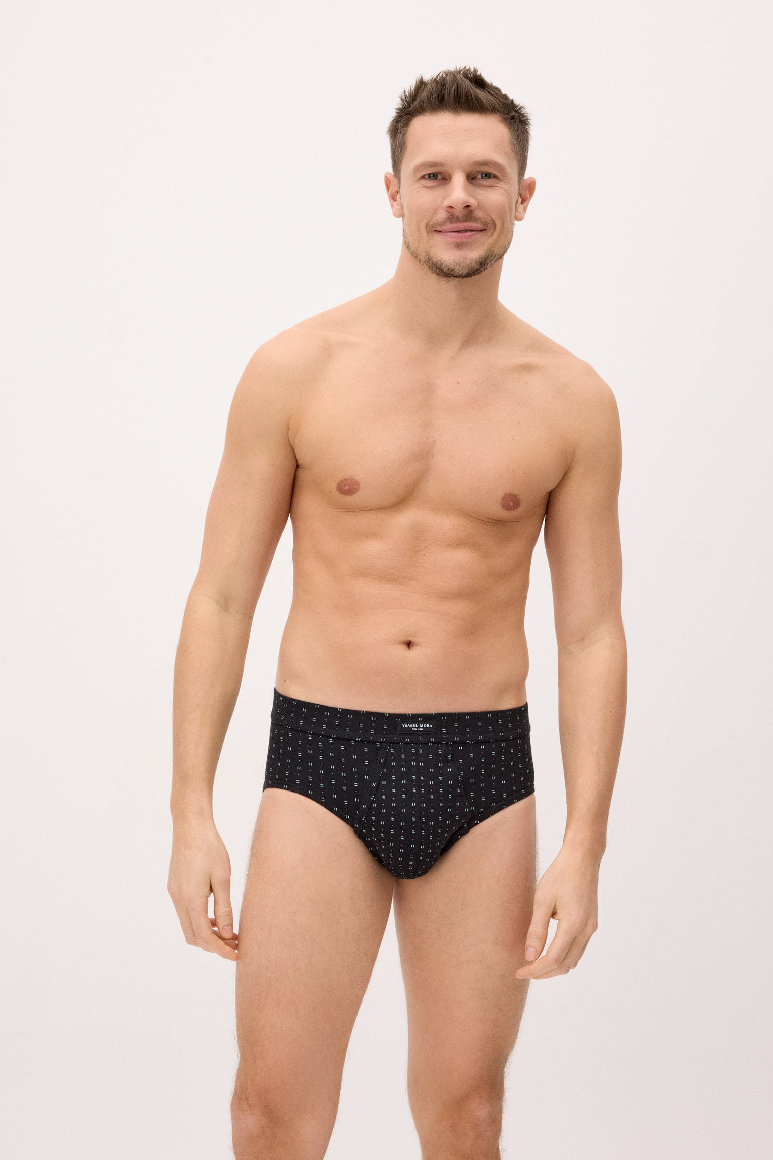 Confezione da 2 slip minimalisti a righe stampate