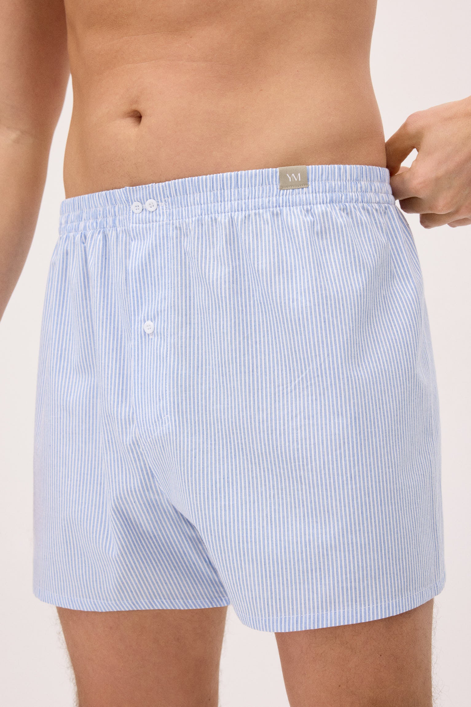 Bóxer tela estampado rayas - Ysabel Mora
