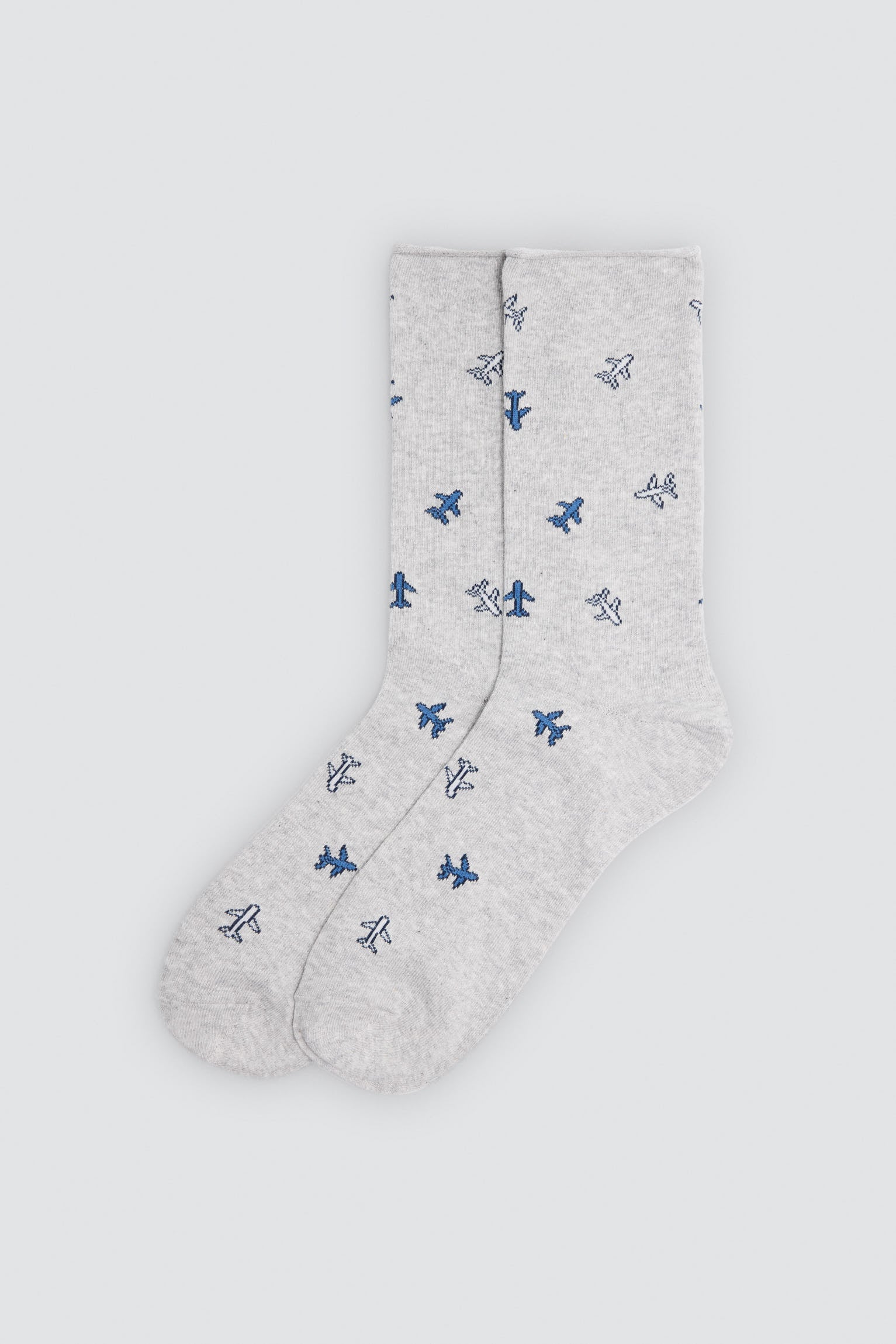 Pack 3 calzini uomo estampado aviones y rayas