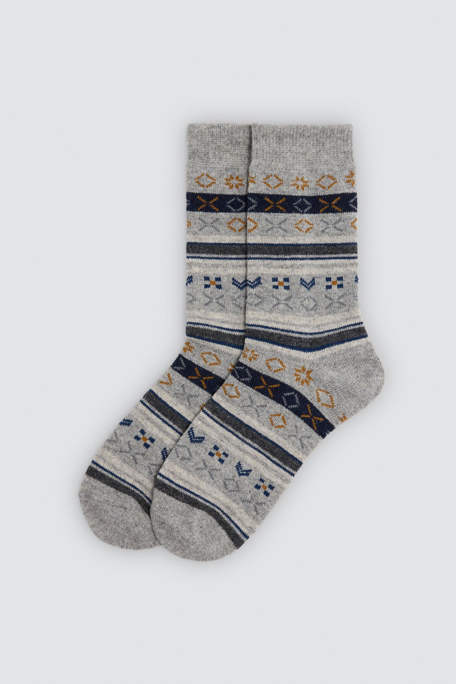 Pack 4 calzini uomo lana estampados variados