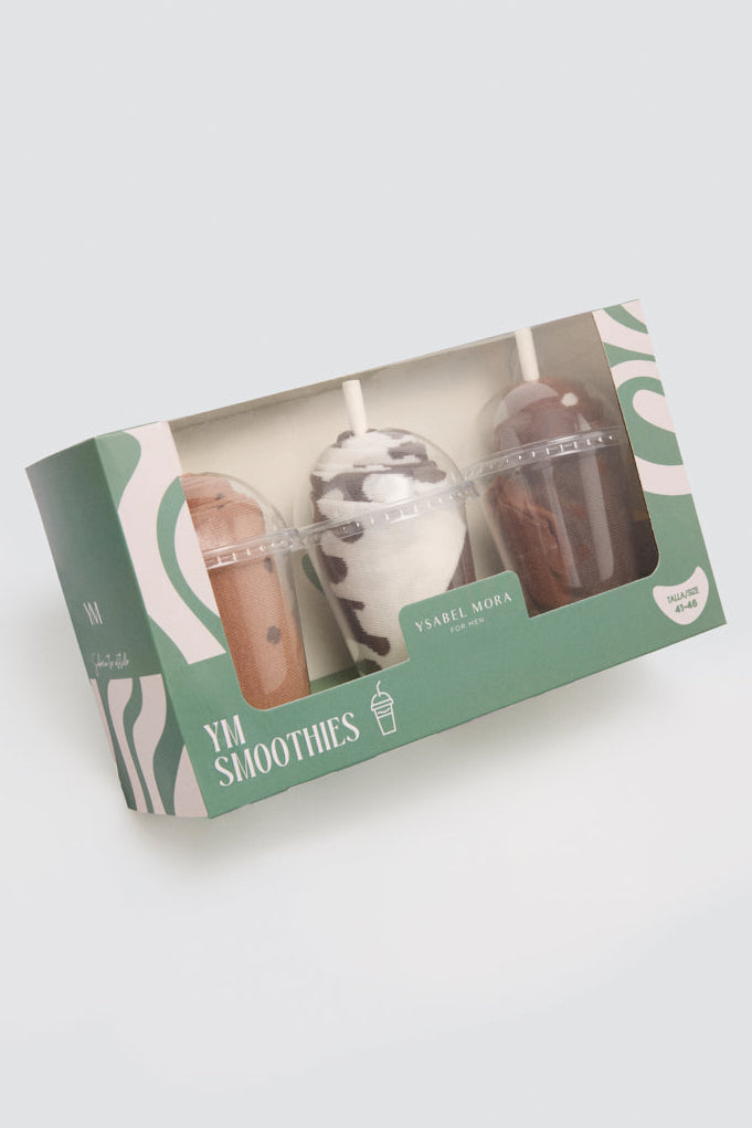 Pack regalo 3 calzini temática Smoothies