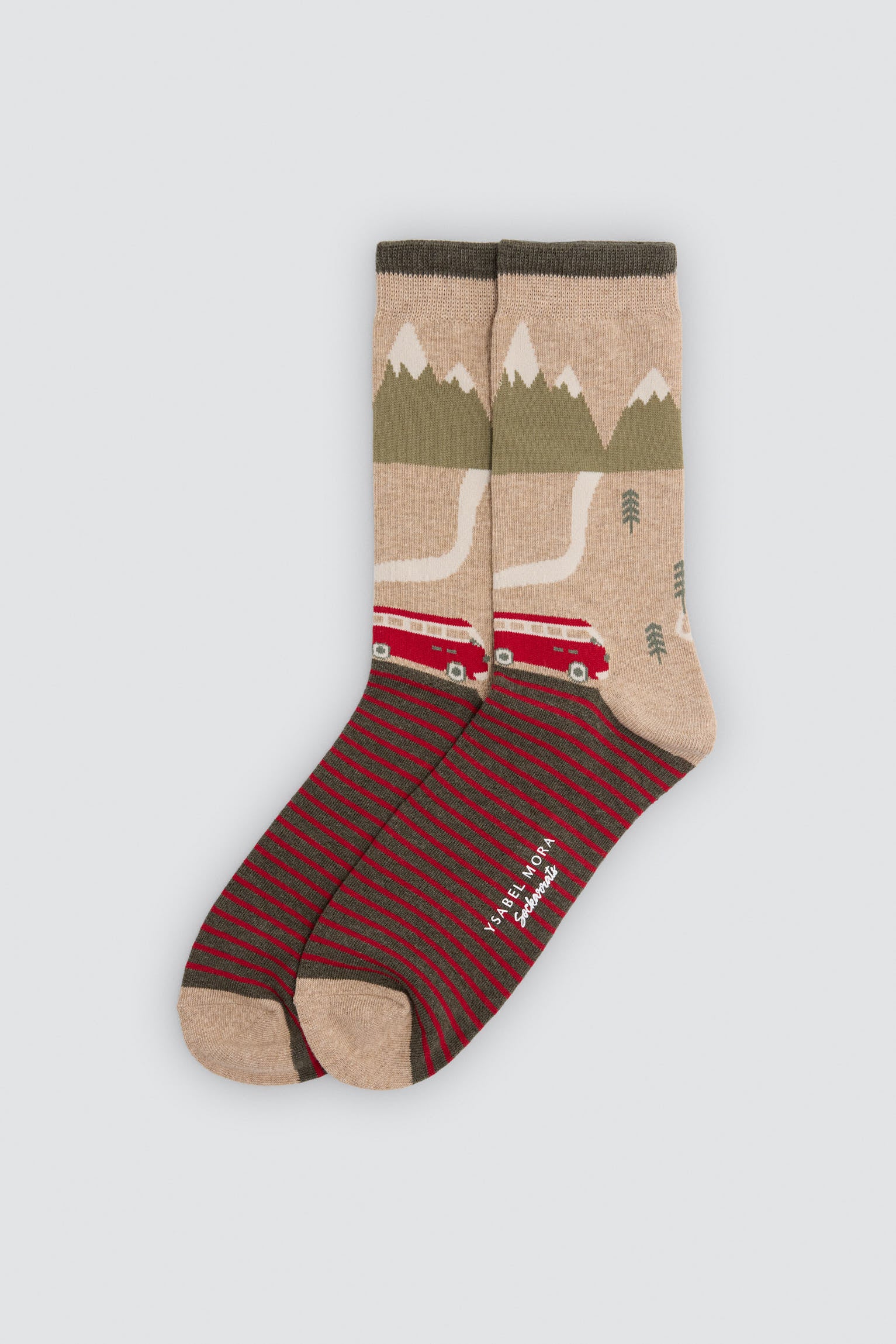 Pack 4 calzini estampados paisajes coloridos Sockarrats