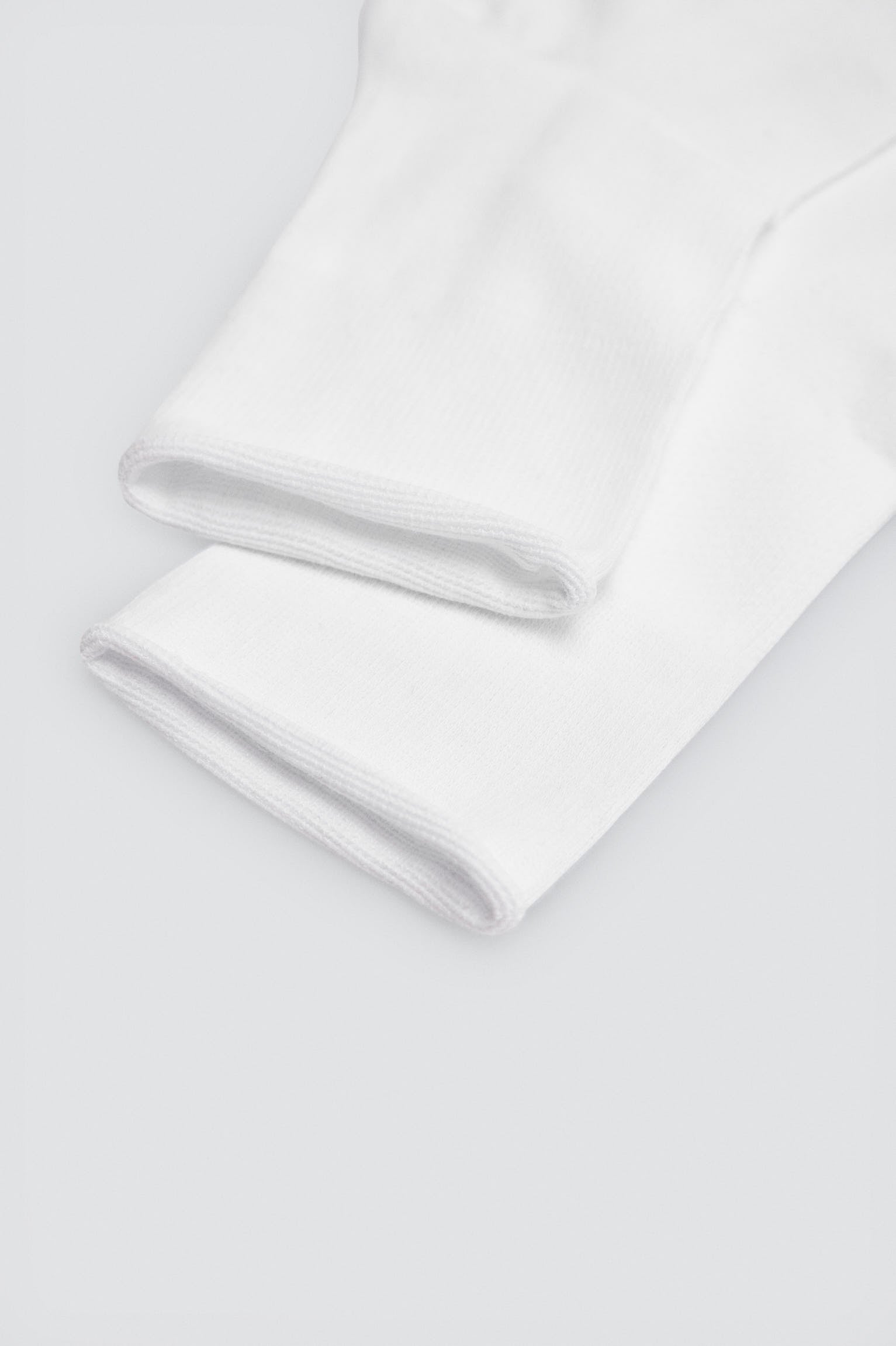 Confezione da 3 calzini bianchi semplici fino al ginocchio