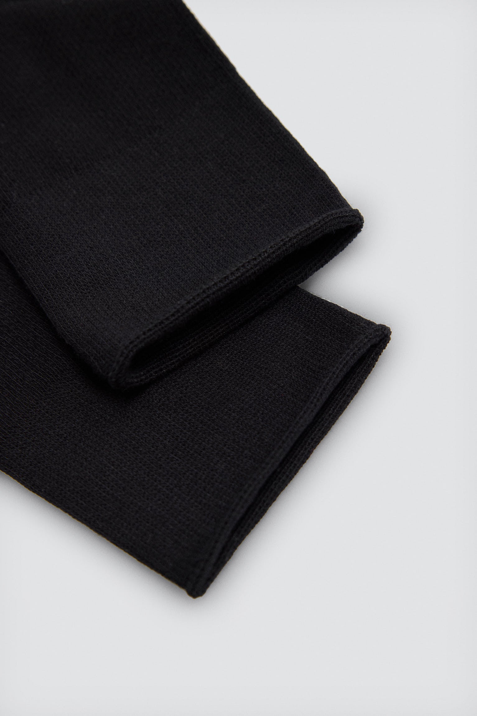 Confezione da 3 calzini neri semplici fino al ginocchio