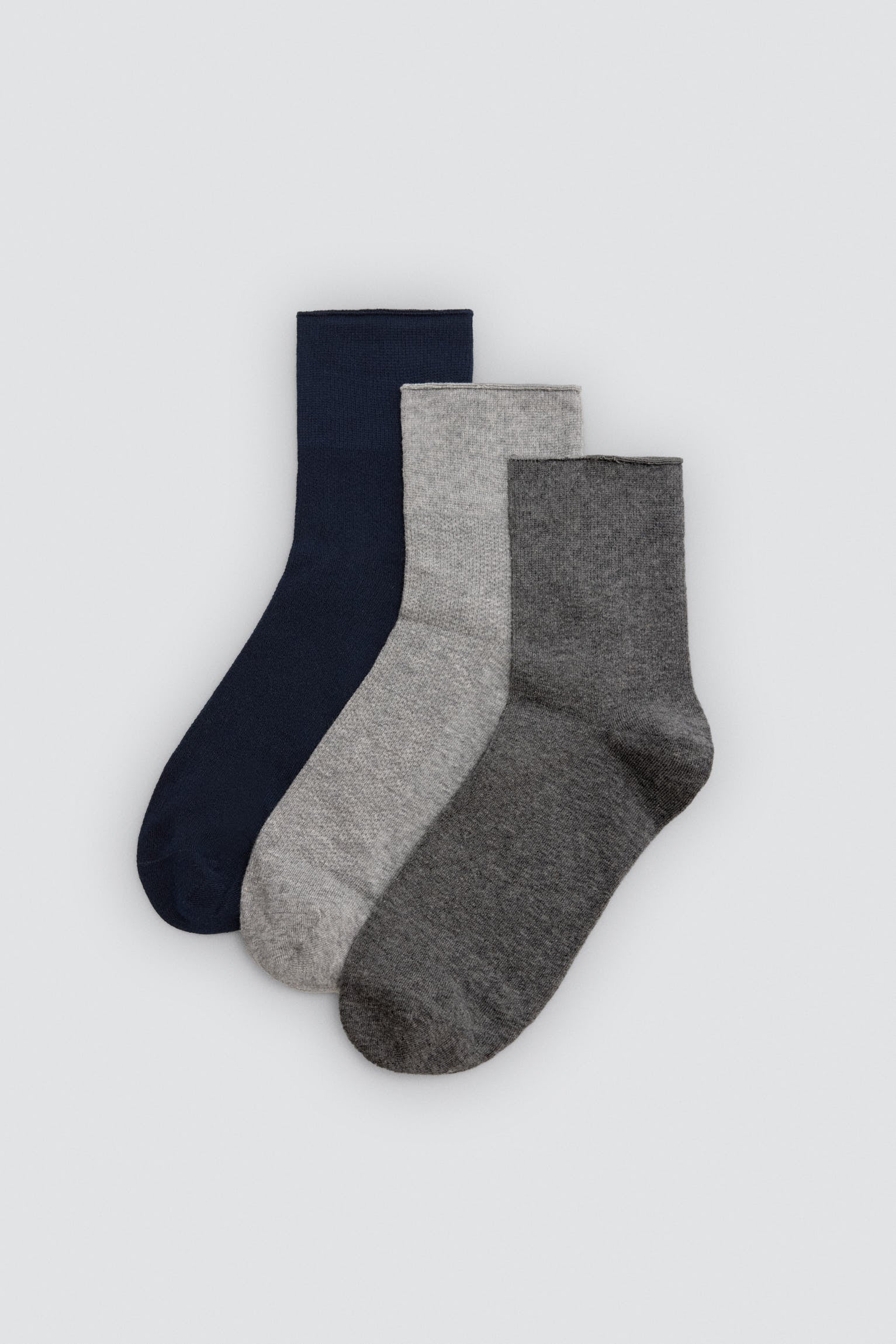 Confezione da 3 calzini alti fino al ginocchio, semplici e multicolori