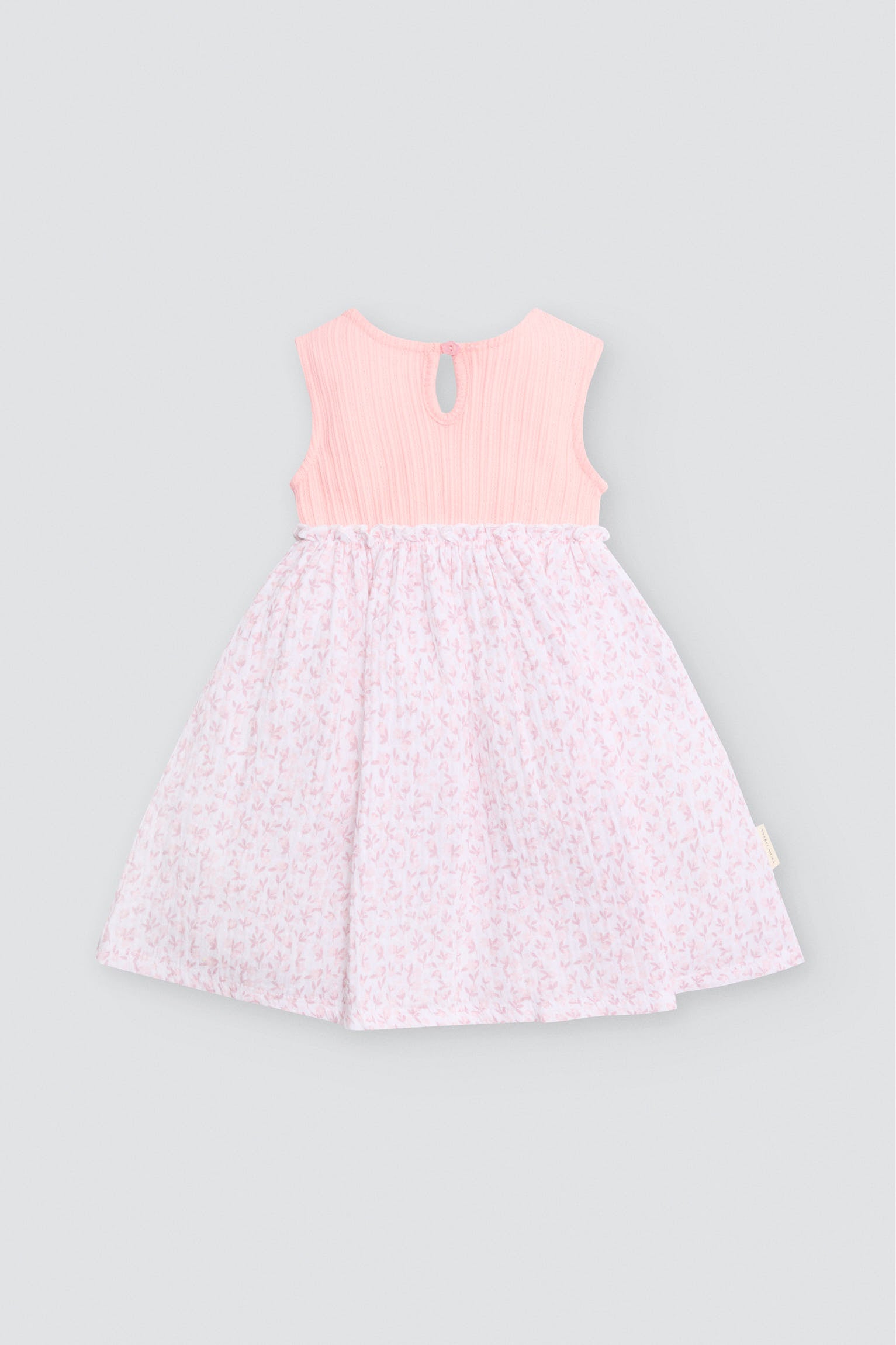 Vestido bebé sin mangas estampado floral - Ysabel Mora