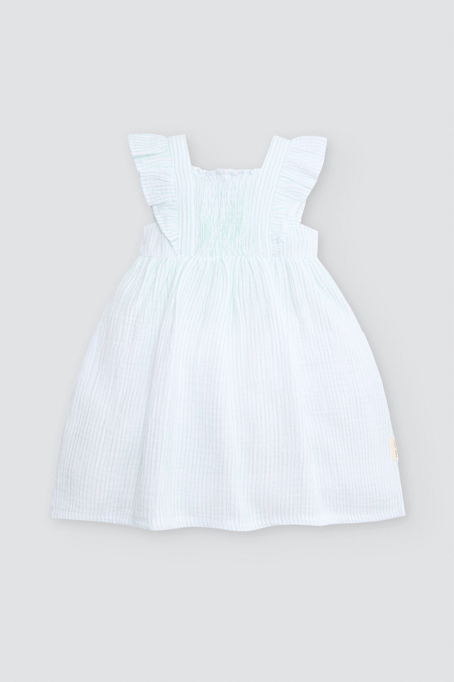 Vestido bebé sin mangas estampado rayas - Ysabel Mora