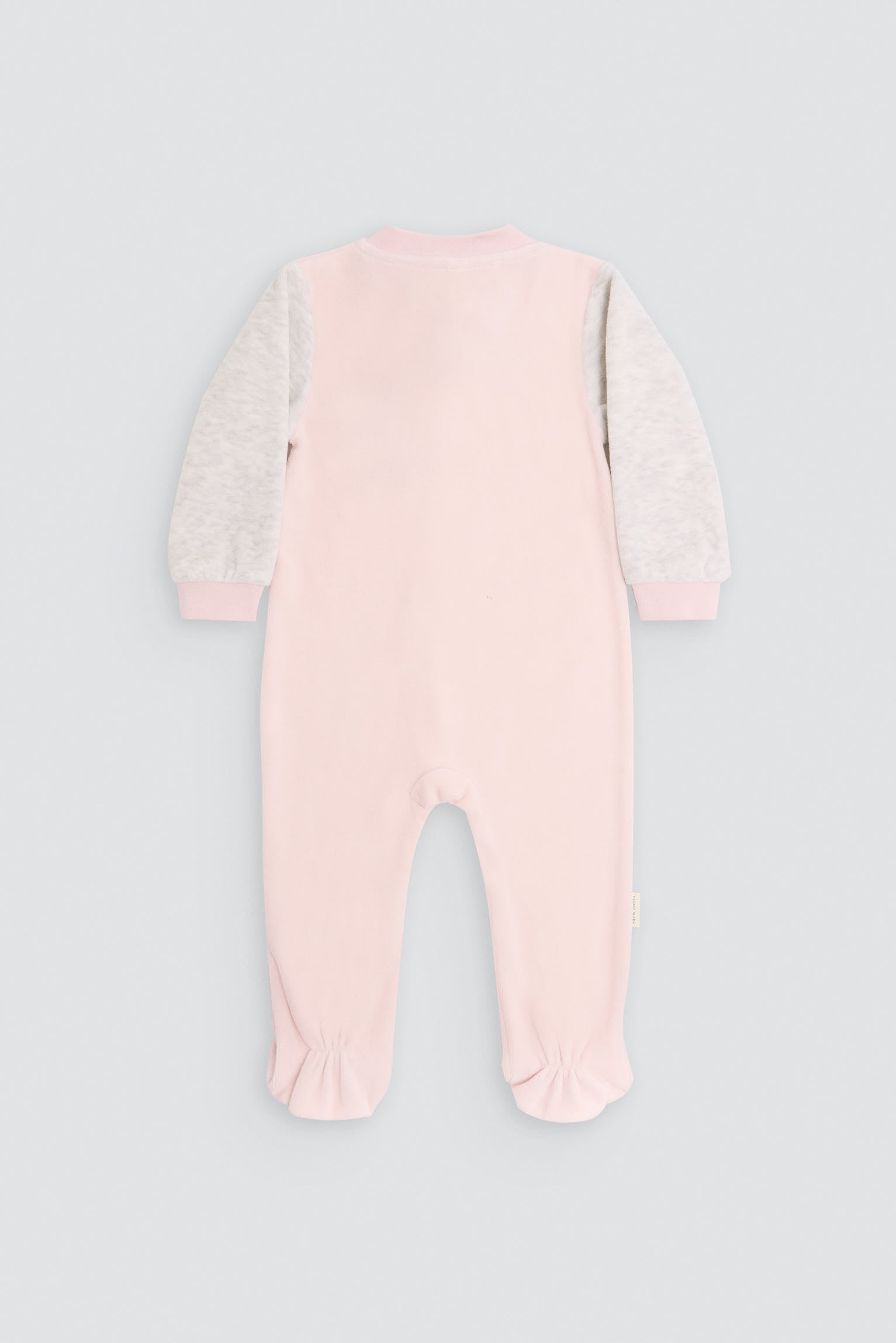 Pelele bebé cremallera estampado corazón - Ysabel Mora