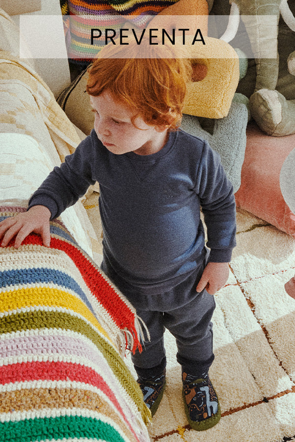 PREVENDITA Set base per neonati: felpa e jogger blu navy