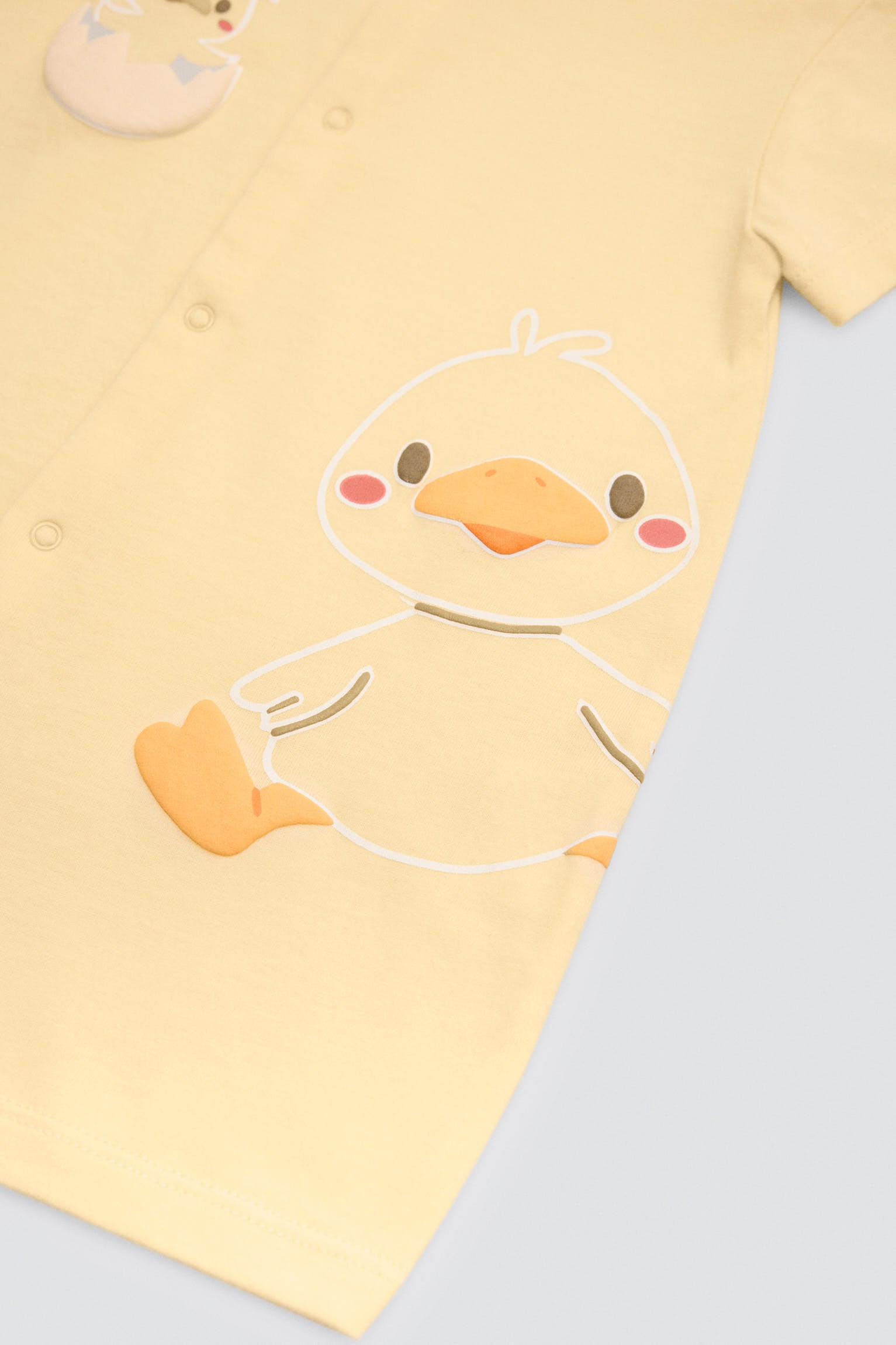 Pelele bebé manga corta estampado patos - Ysabel Mora