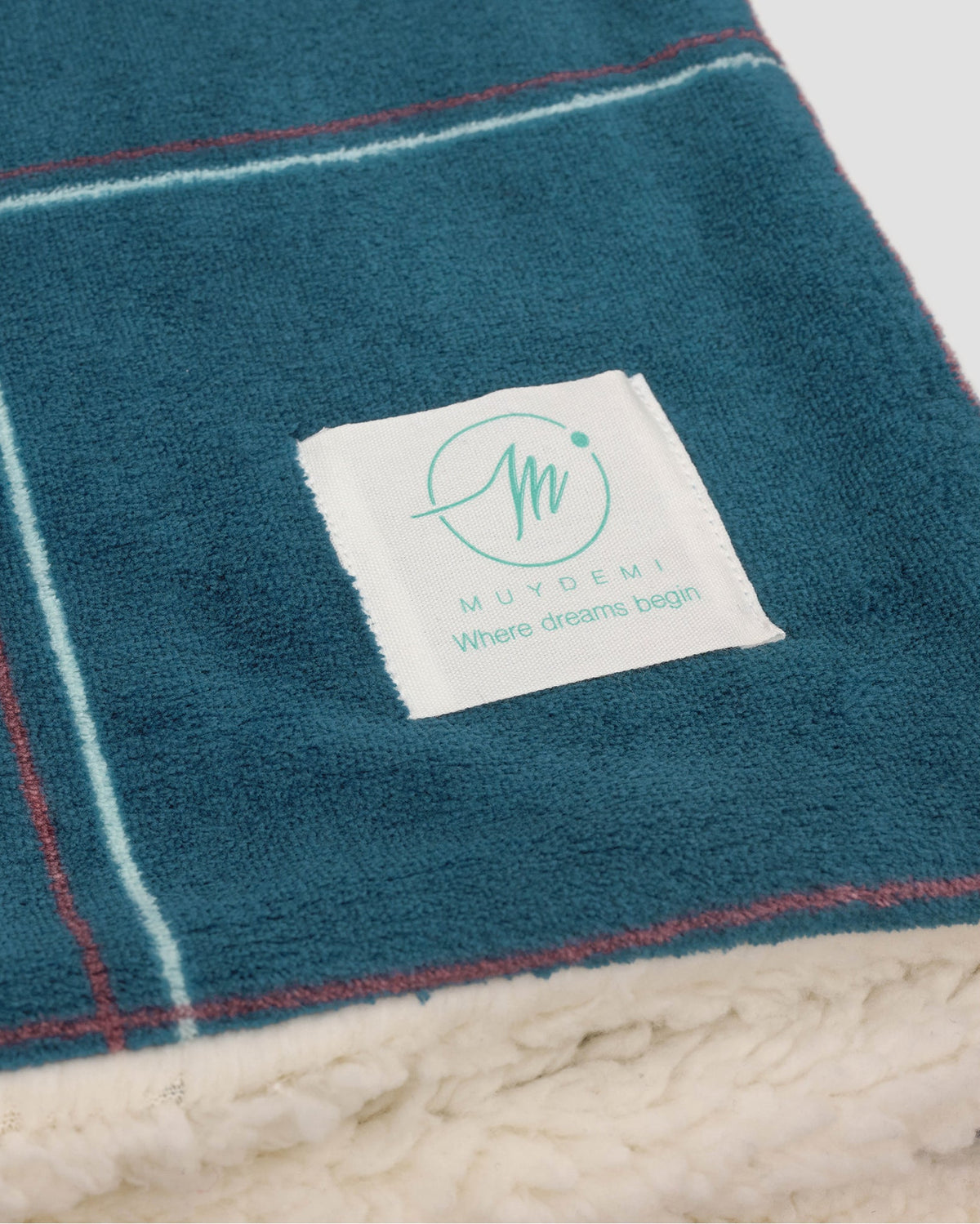 Coperta in sherpa a quadri