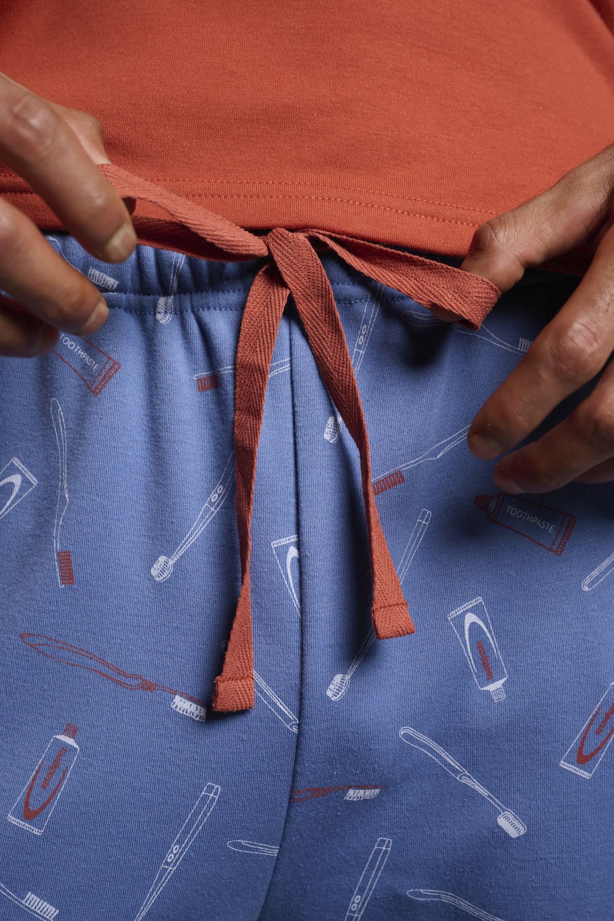 Pigiama lungo uomo afelpado stampa cubiertos