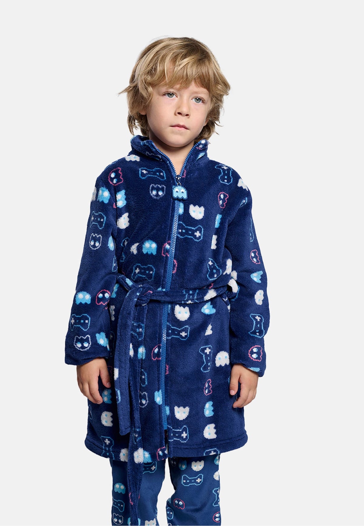 Bata bambino polar coralina bambino stampa gamer