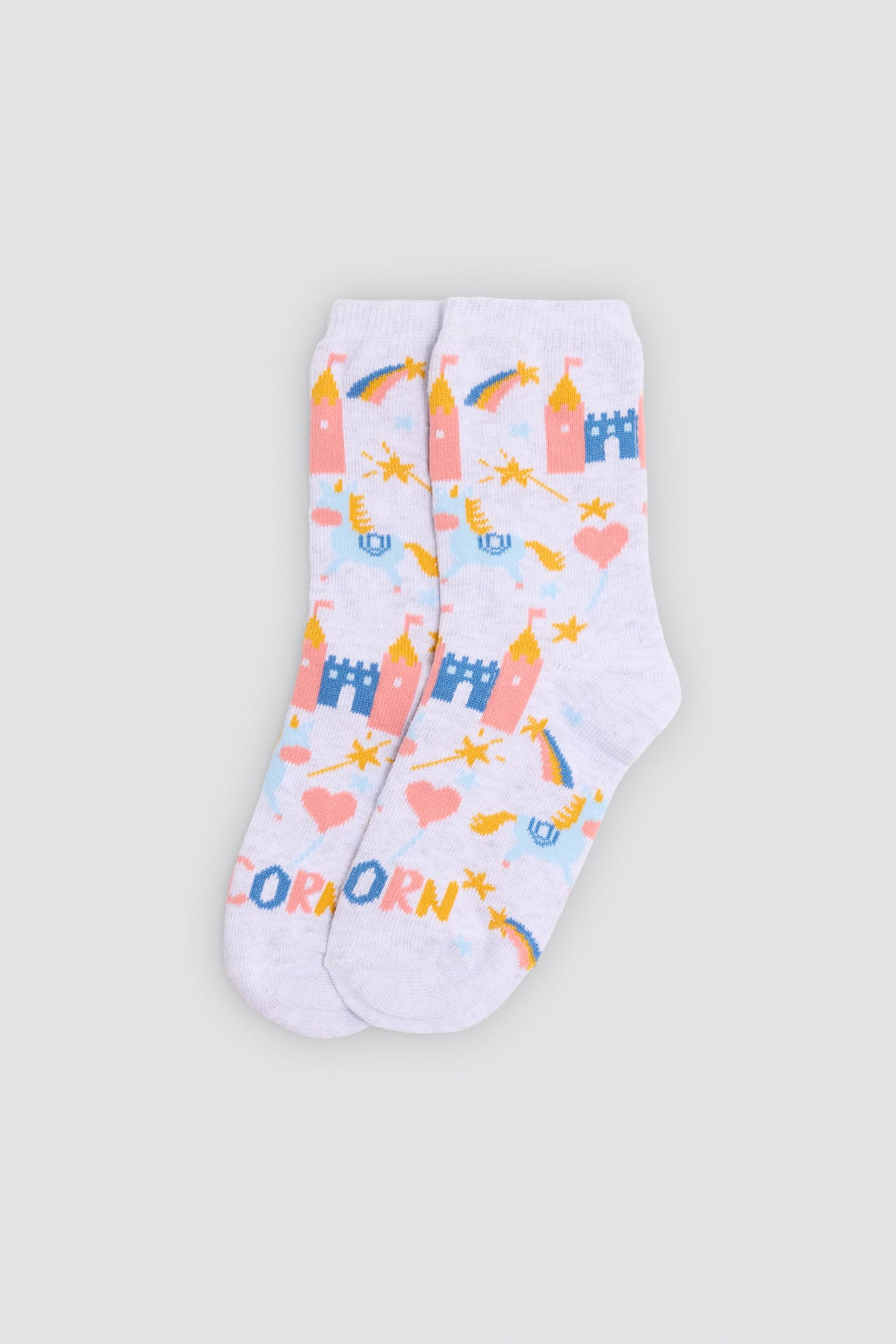 Pack 2 calzini bambina estampado unicornios