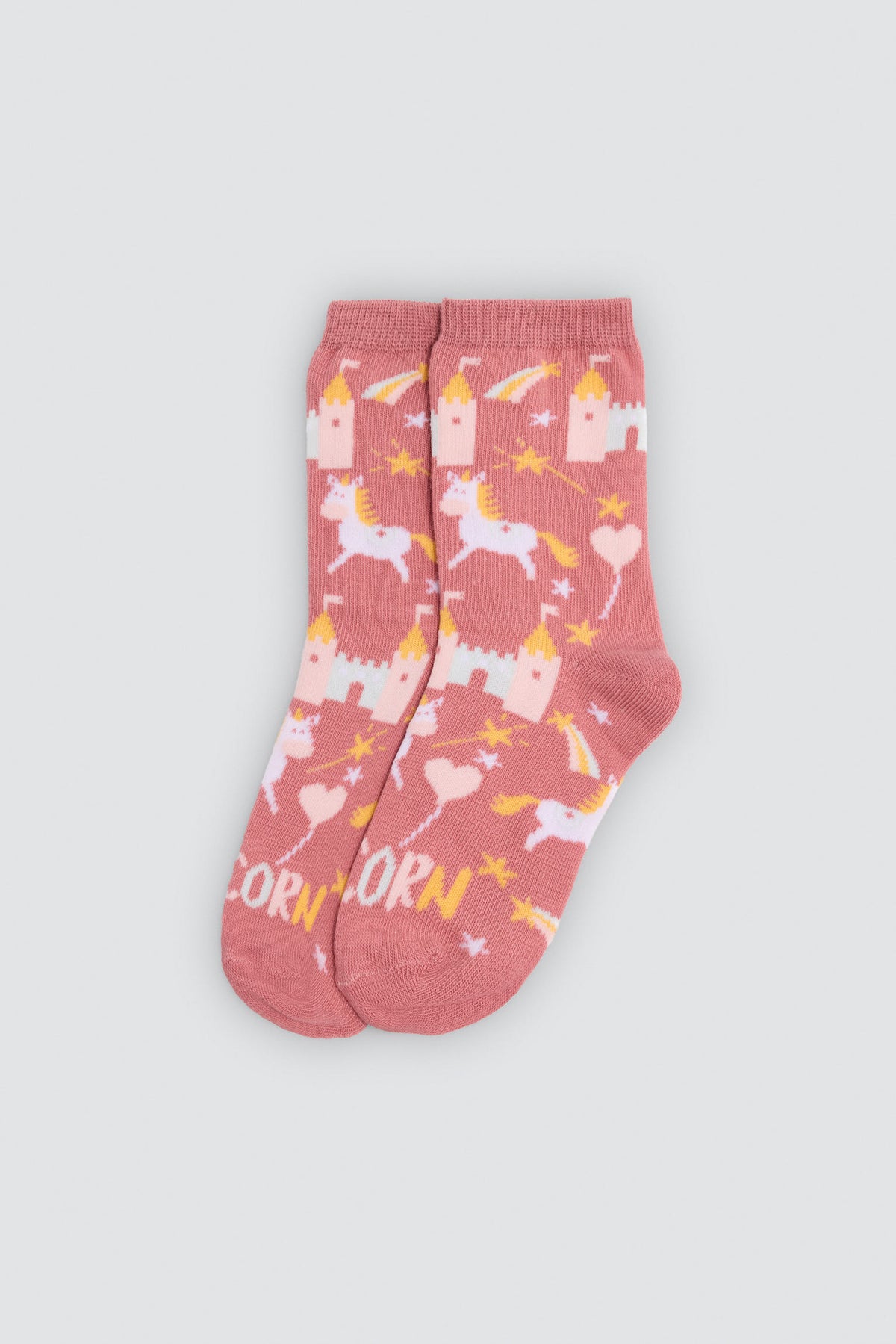 Pack 2 calzini bambina estampado unicornios