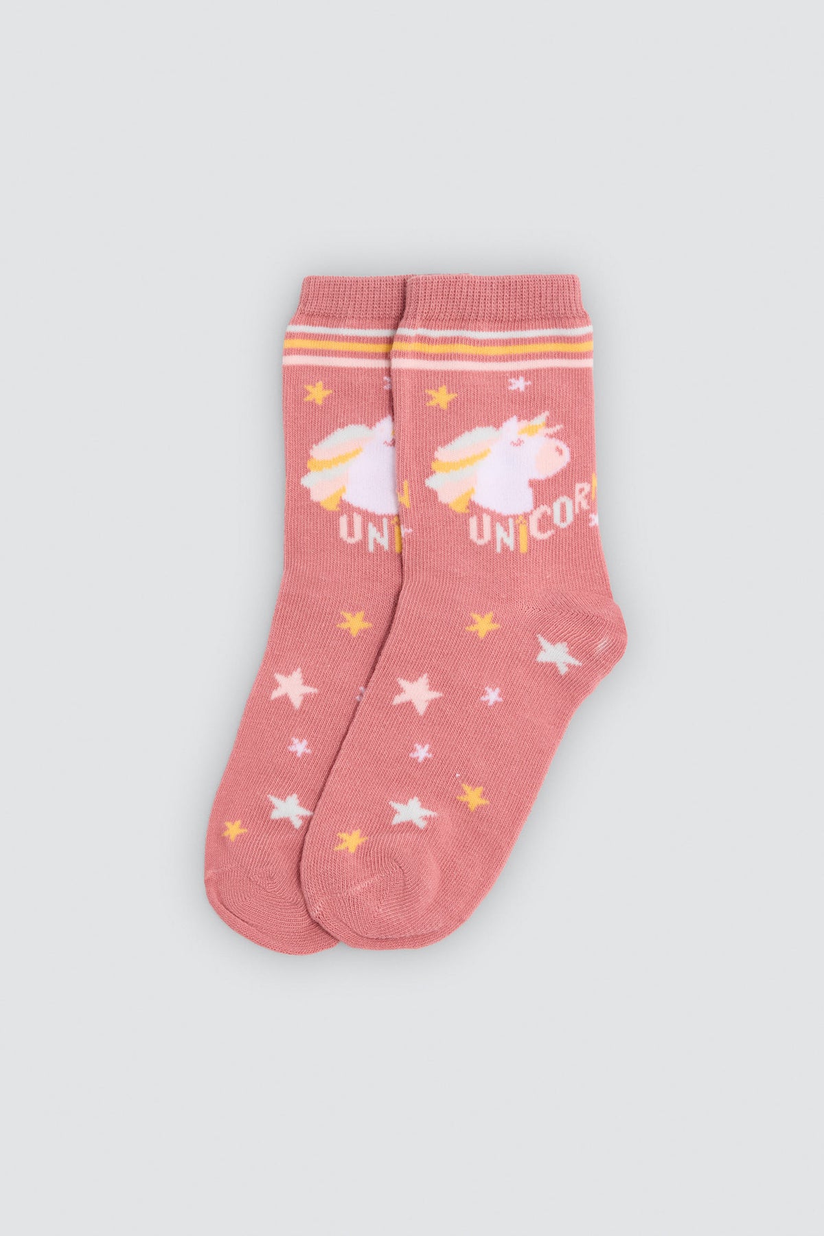 Pack 2 calzini bambina estampado unicornios