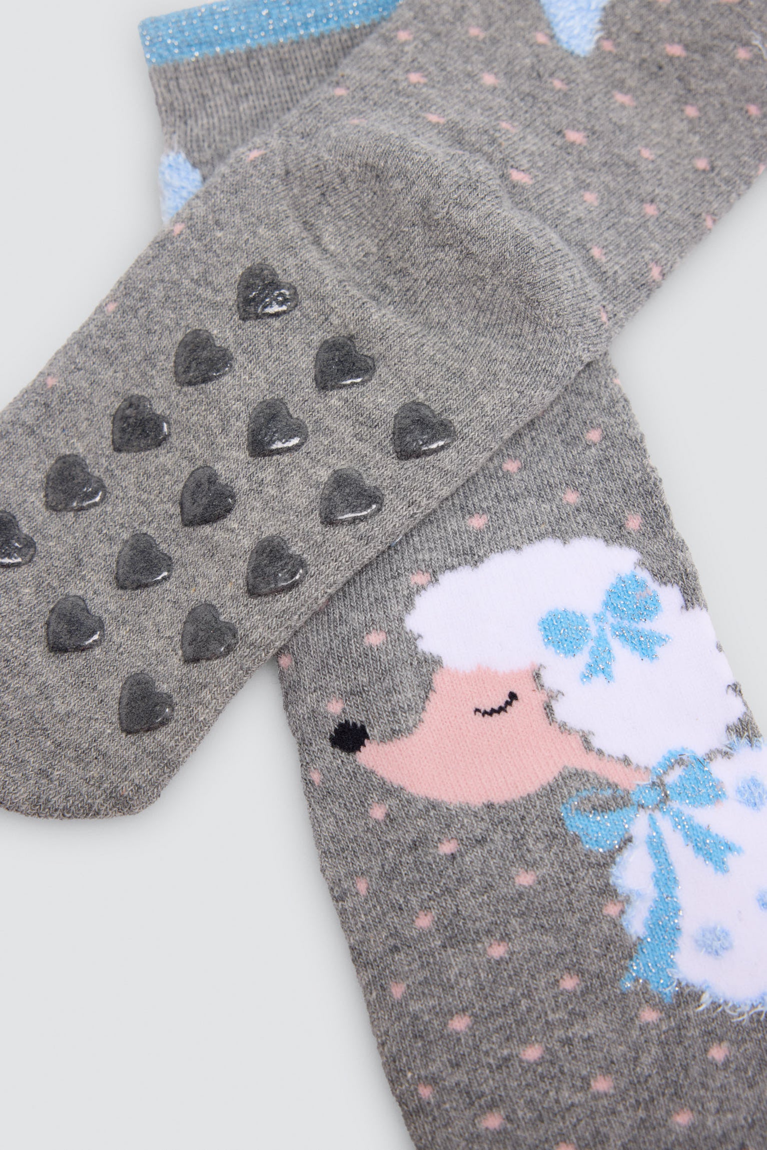 Pack 3 calzini bambina termici antidelizantes estampado perro caniche