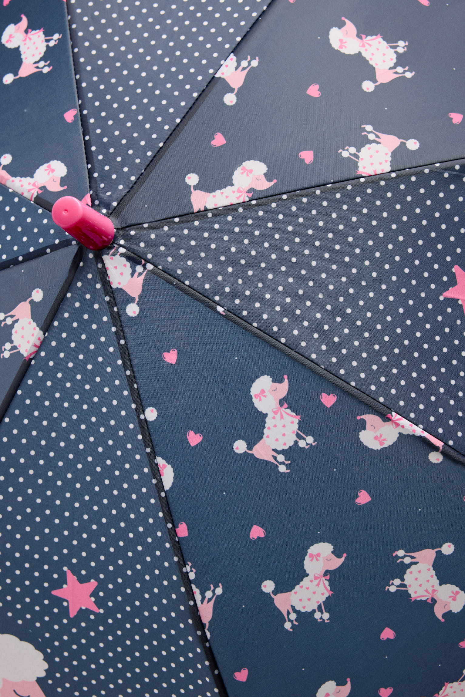 Paraguas bambina estampado caniches
