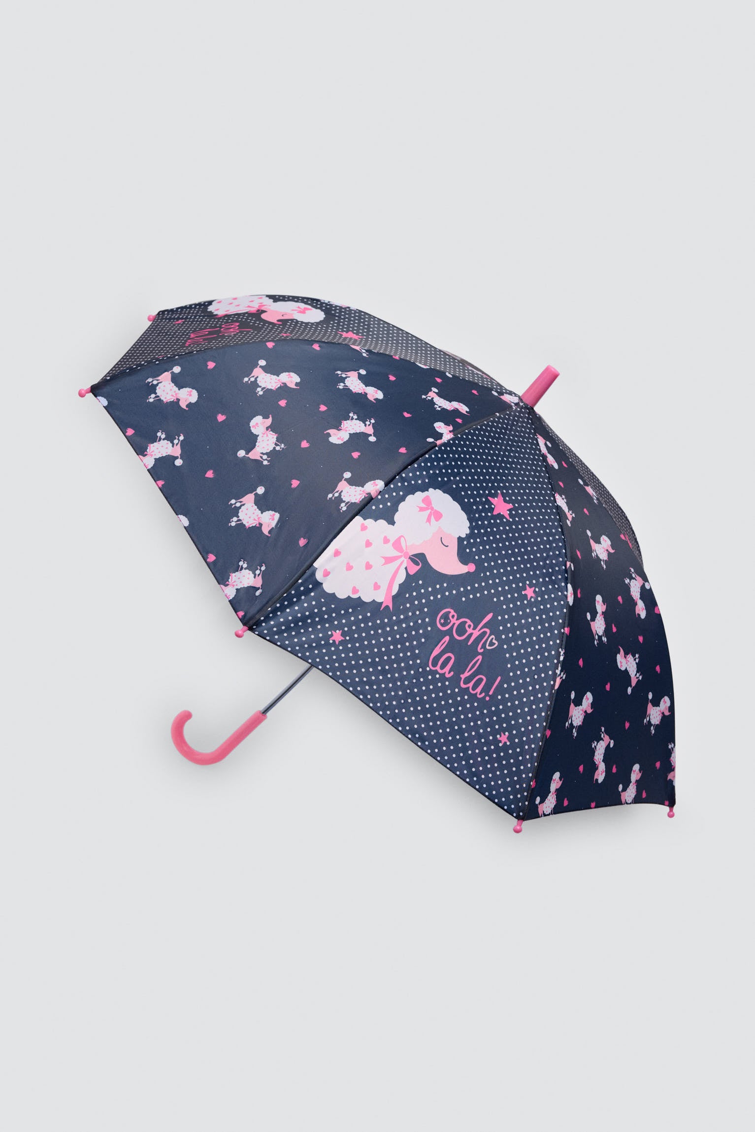 Paraguas bambina estampado caniches