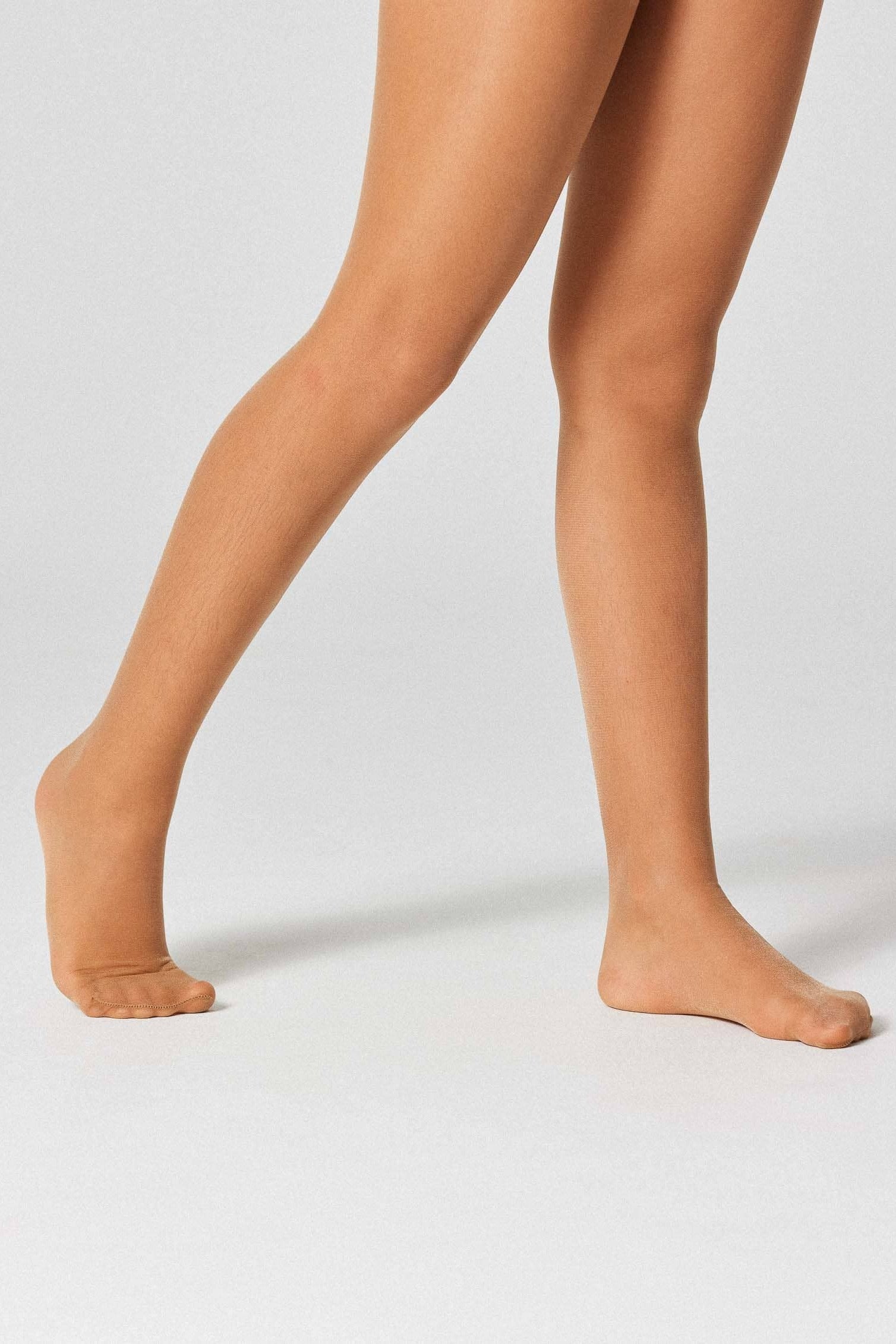 Collant per bambini 10 denari naturale