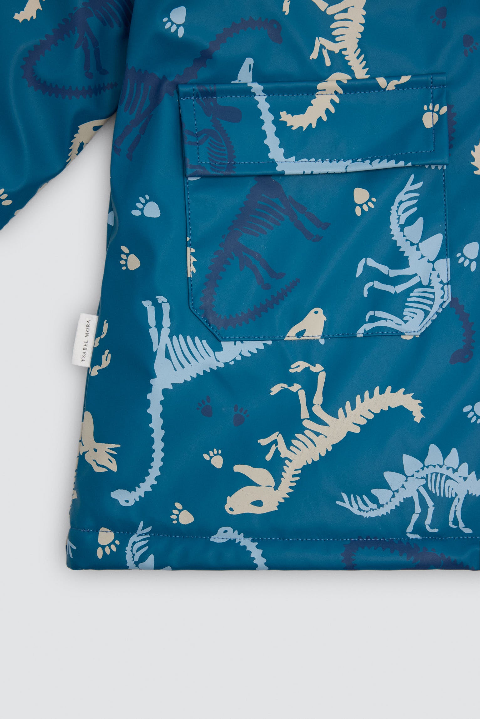 Chubasquero bambino forro polar estampado dinosaurios