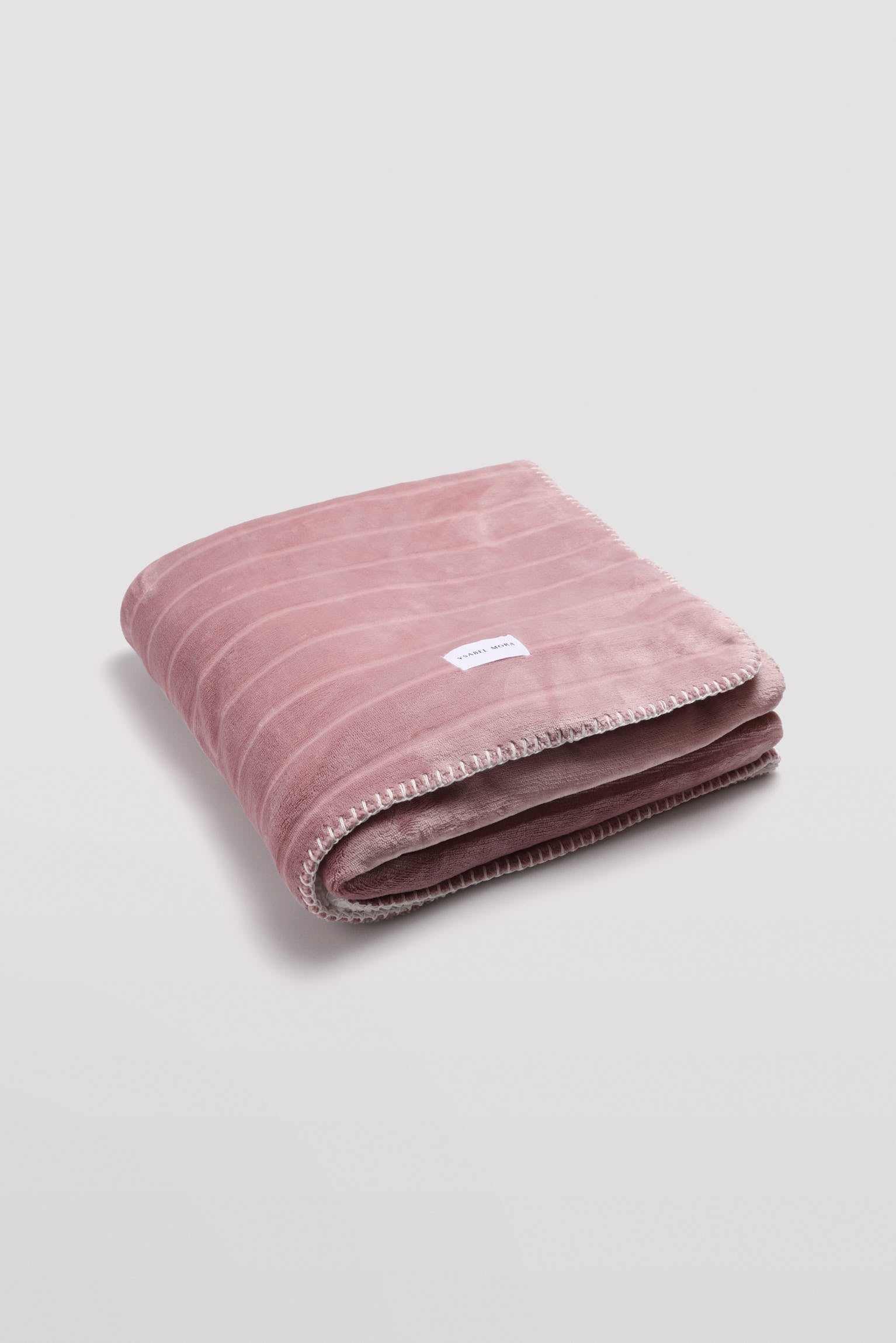 Coperta rosa con stampa semplice