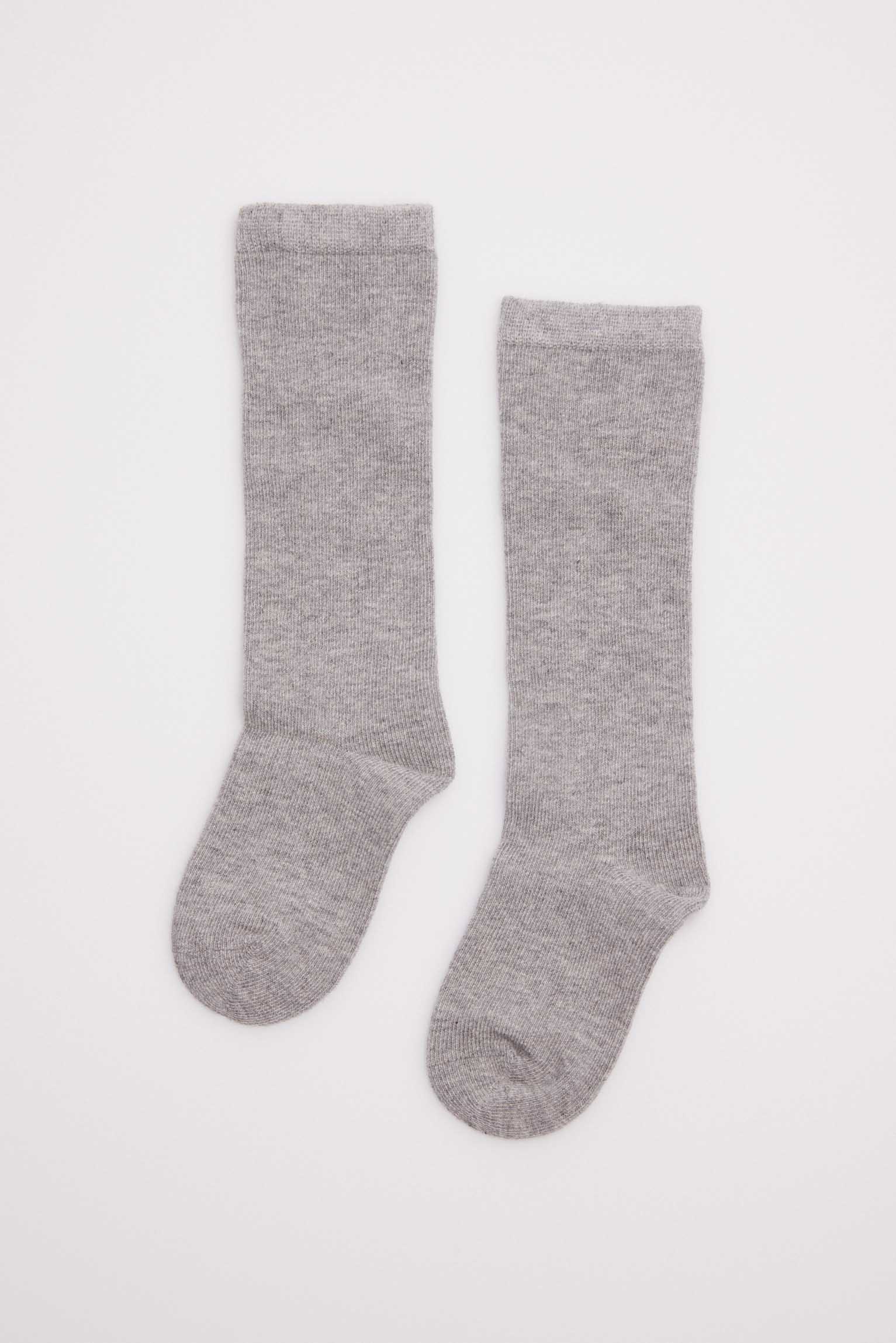 52529 3 calcetines largos basicos niño - Gris