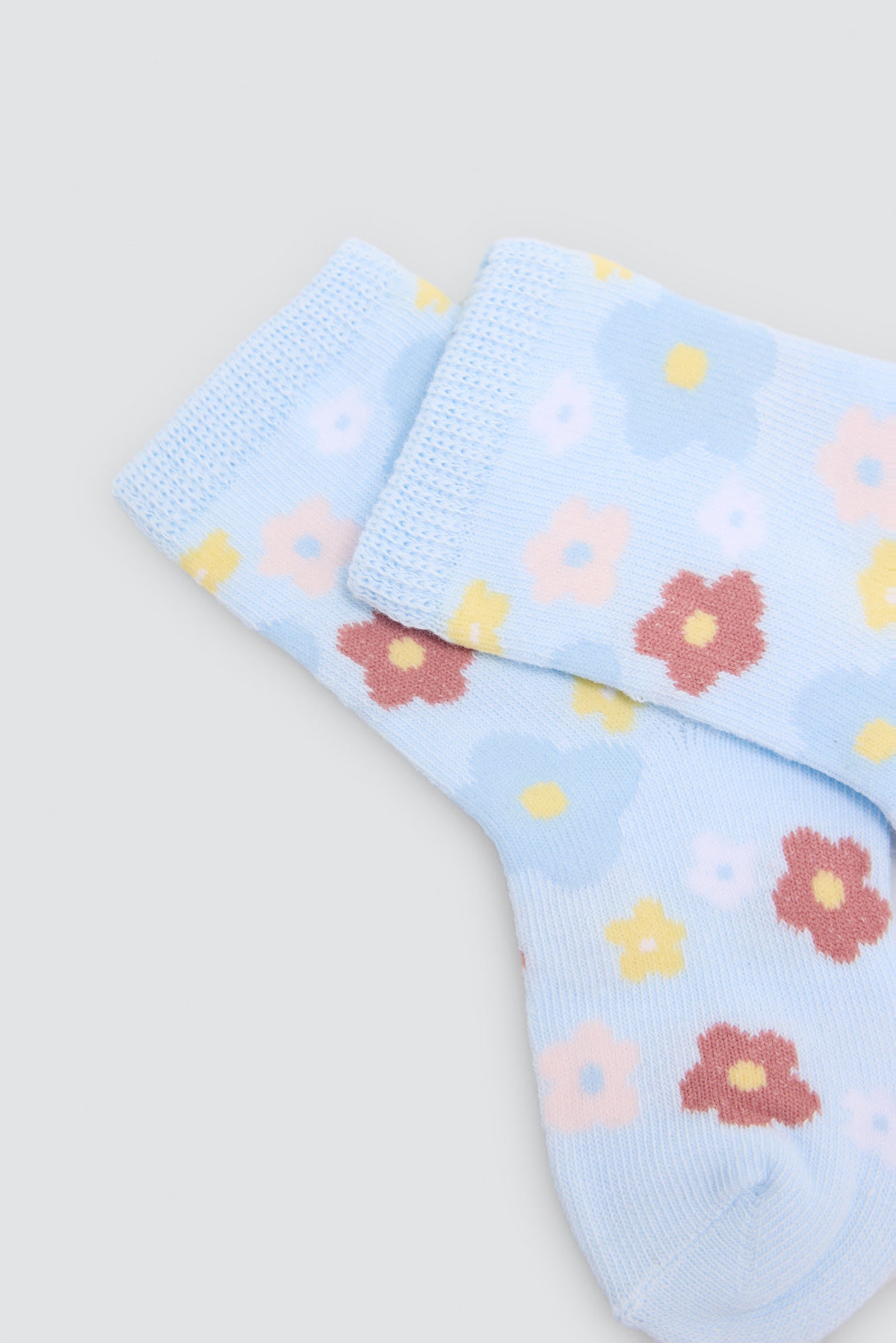 Pack 4 calzini neonato estampado flores y zorros
