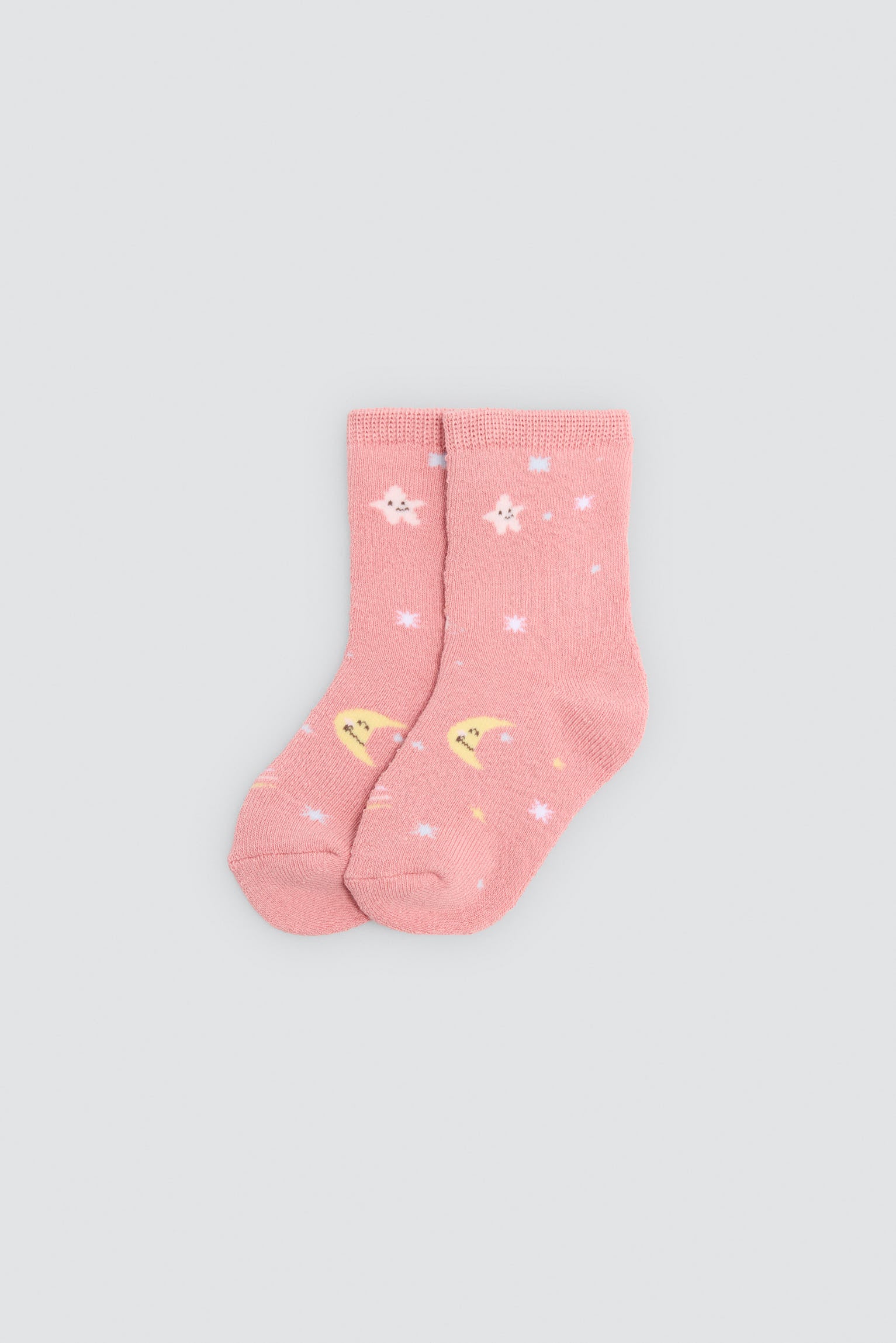 Pack 4 calzini neonato termici estampado lunas y estrellas
